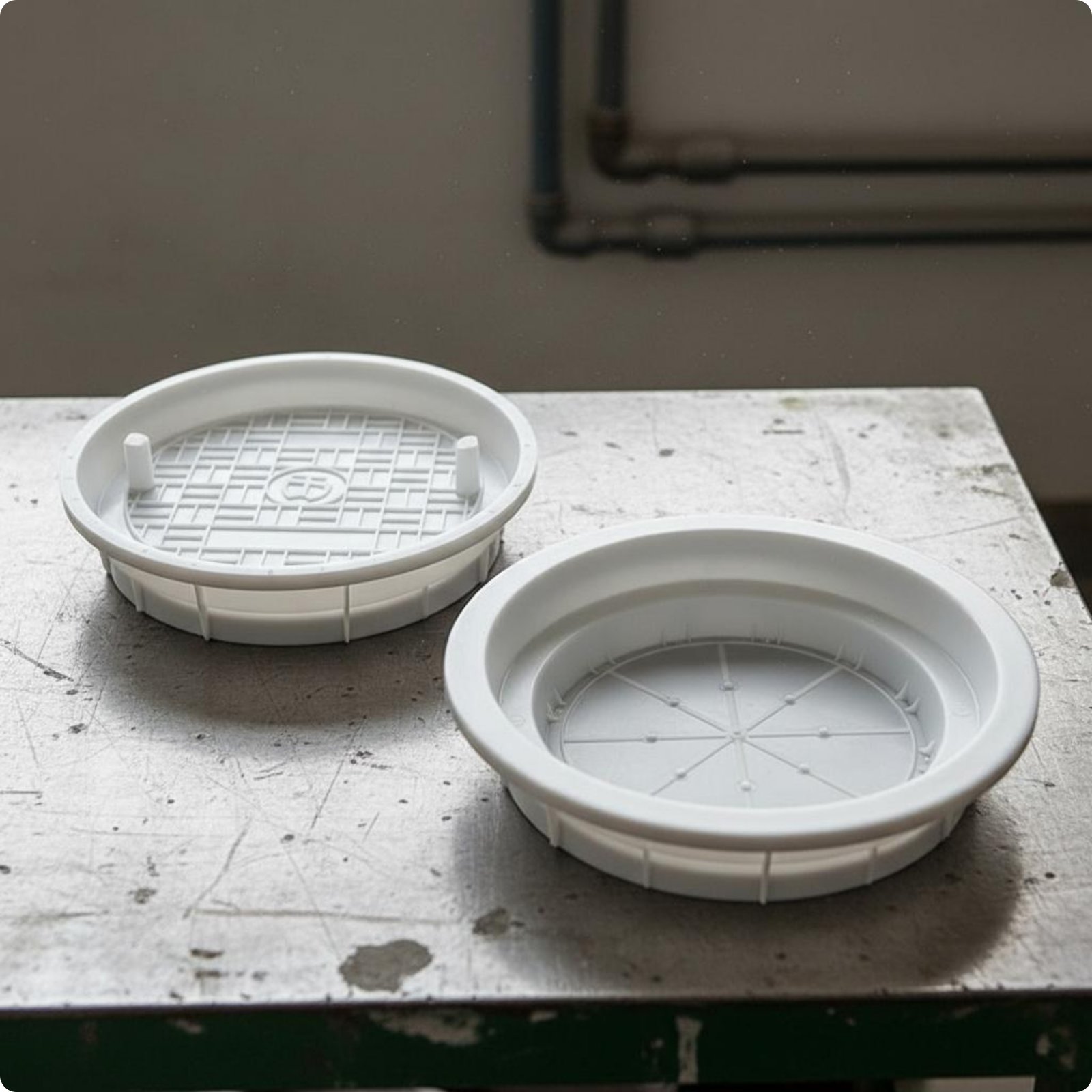 Kunststoff Schachtabdeckung Form PP Material Rund Inspektion Brunnenform Wiederverwendbar