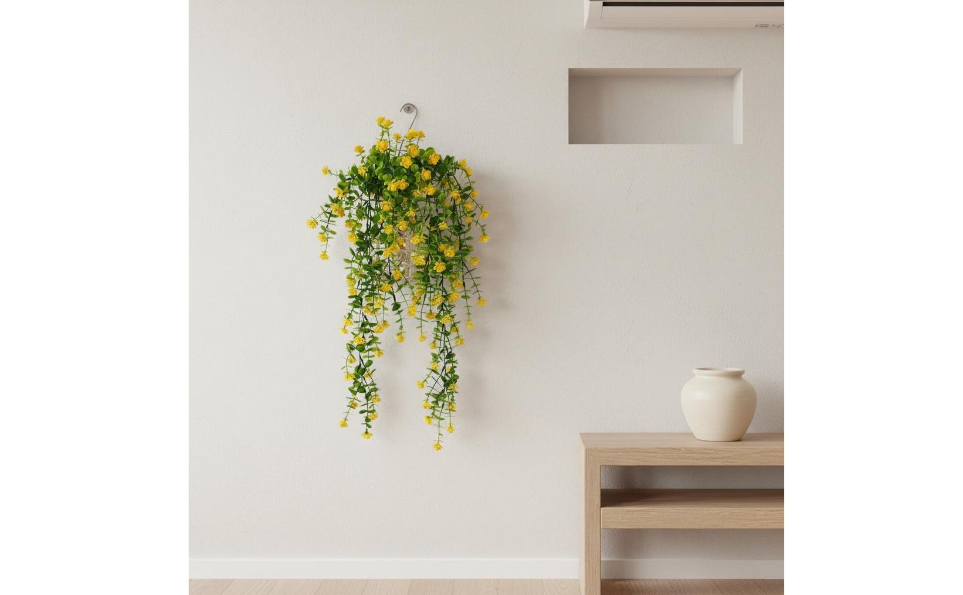 Künstliche Eukalyptus-Ranke pflegeleicht hängende Kunstblumen-Girlande für Café