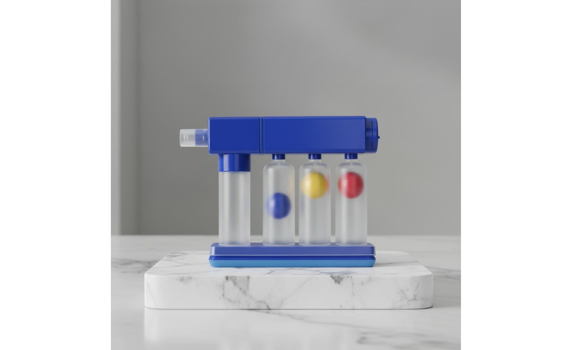 3-Ball Incentive Spirometer Portable Lung Capacity Exerciser for Rehabilitation