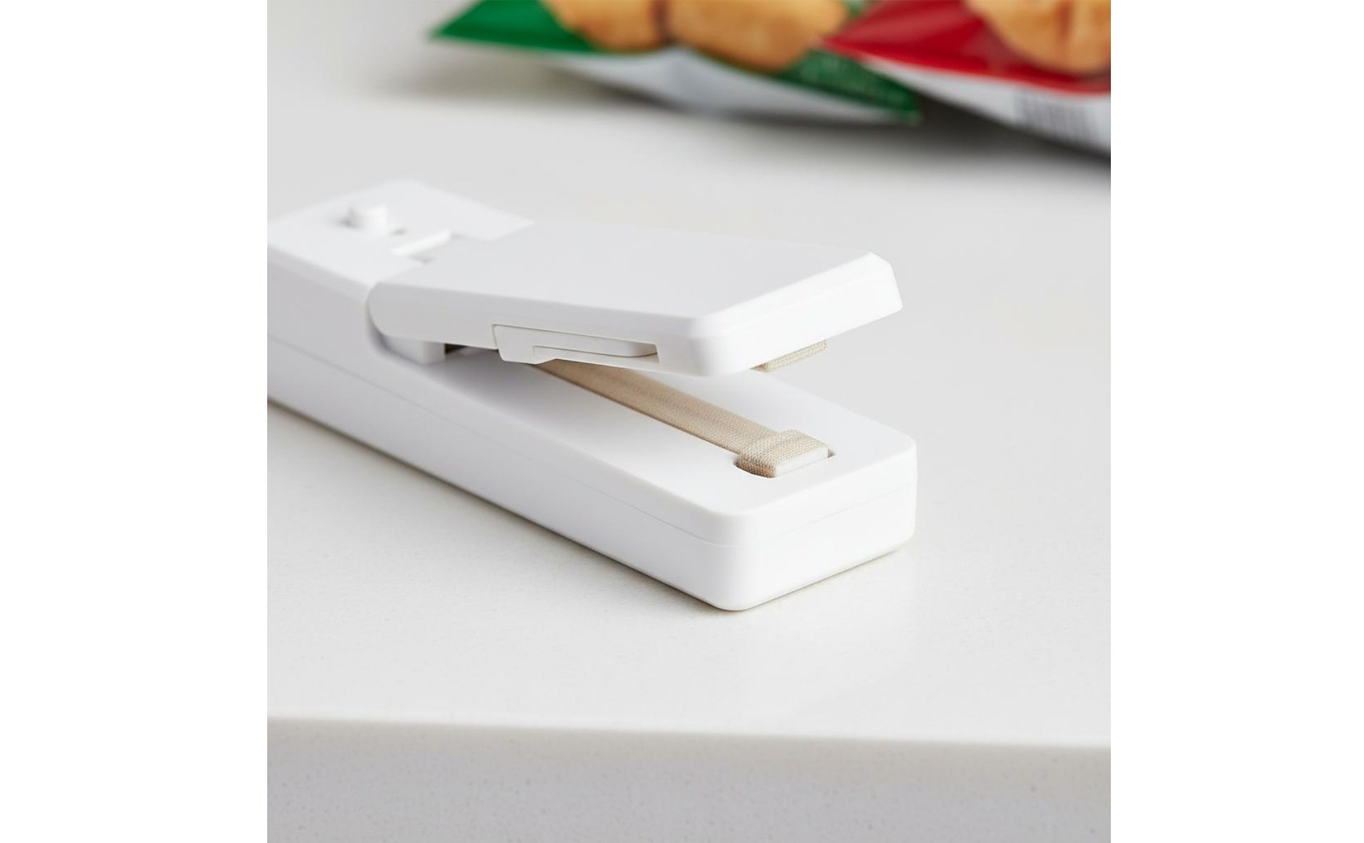 USB Rechargeable Bag Sealer Sticky Base 2-in-1 Sealer and for Travel