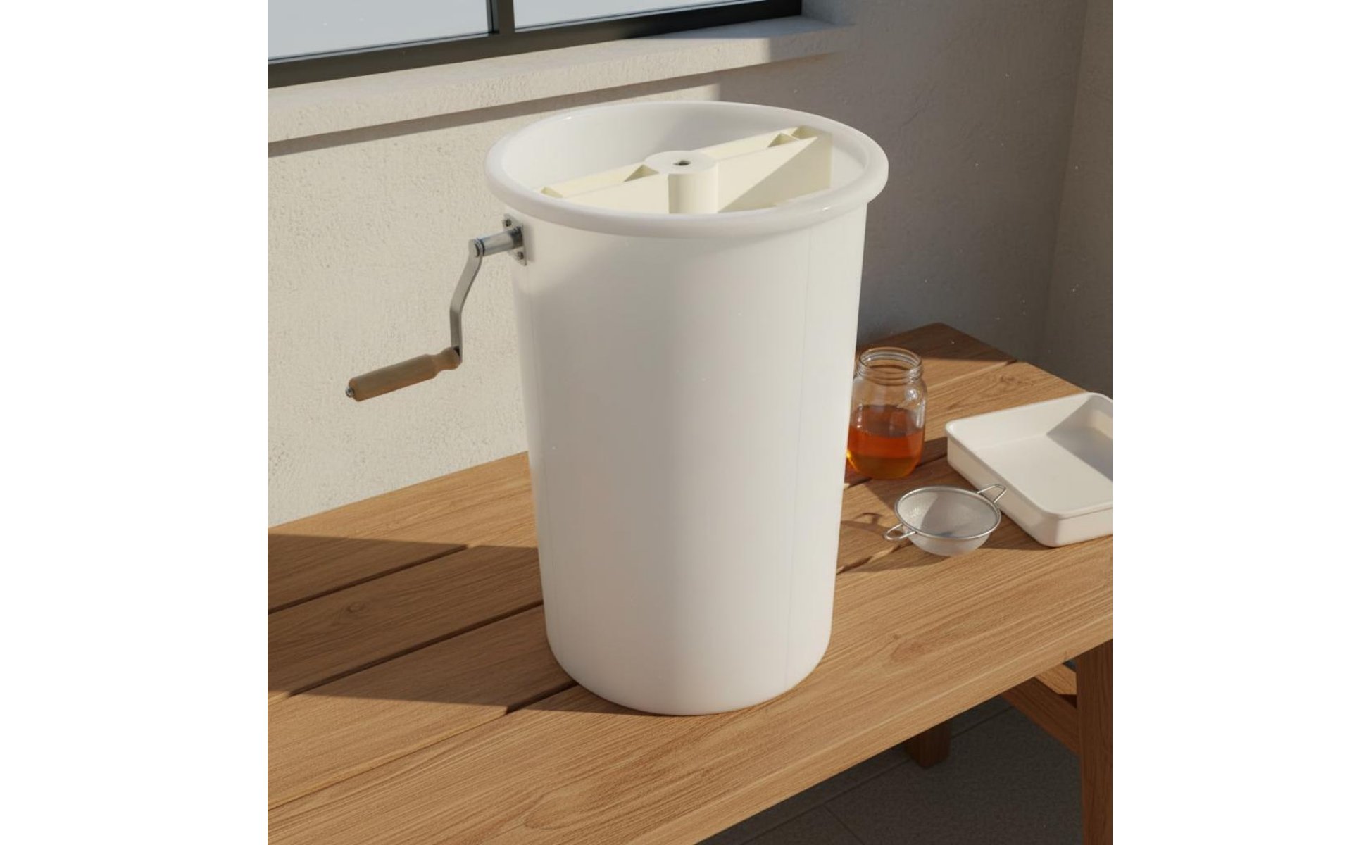 Manual 2 Frame Honey Extractor Food-Grade Material 2 Frame Honey