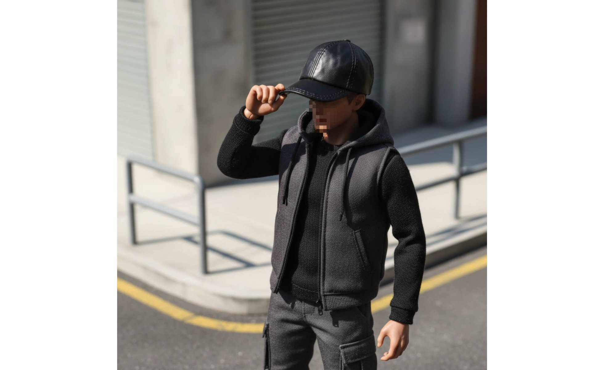 1/6 Scale Sports Cap Collectible 1/6 Fighter Cap Stylish Design for Hobbyists