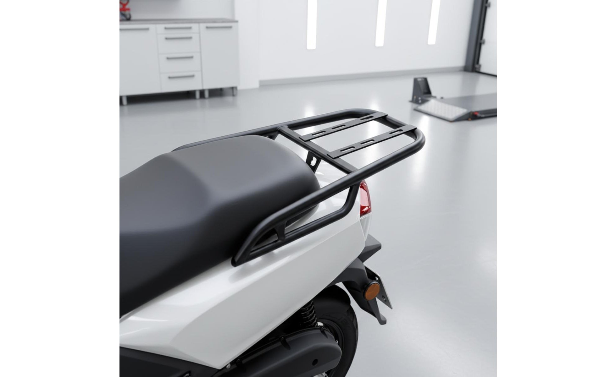 Motorcycle Rear Luggage Rack Sturdy Construction Scooter Tail Box Mount