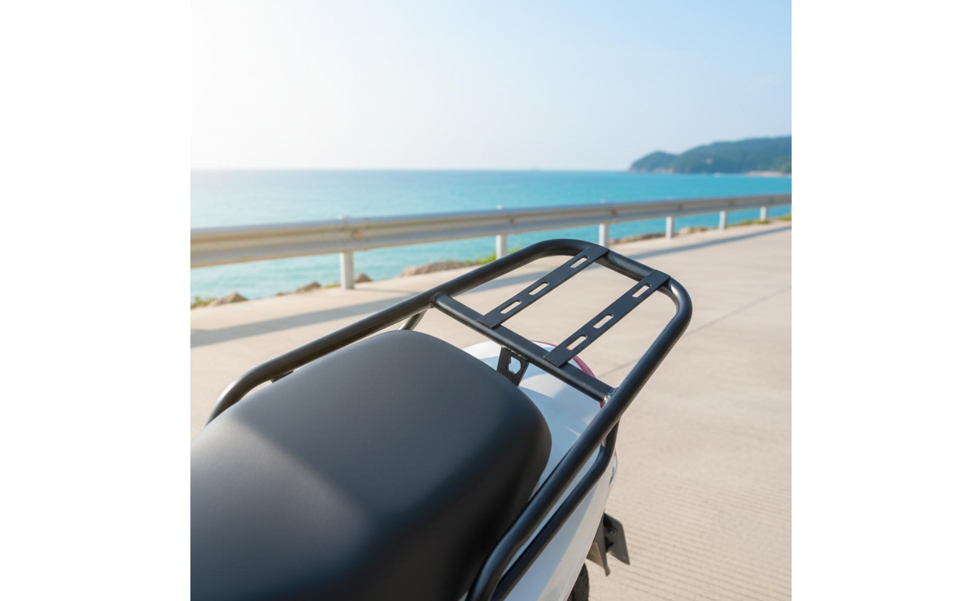 Motorcycle Rear Luggage Rack Sturdy Construction Scooter Tail Box Mount