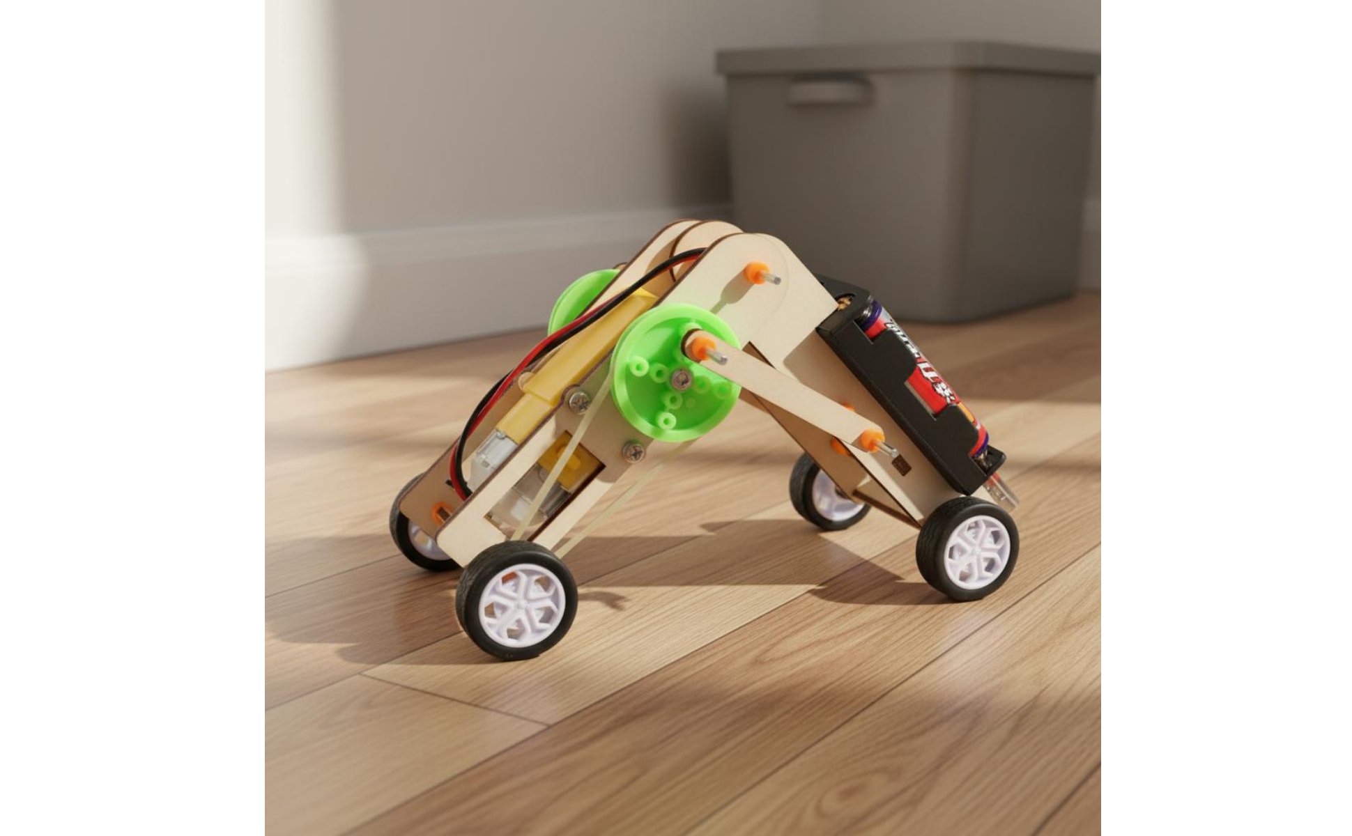 DIY Robot Kit Hands-on Assembly Crawling Robot Moving Mechanism for Classroom