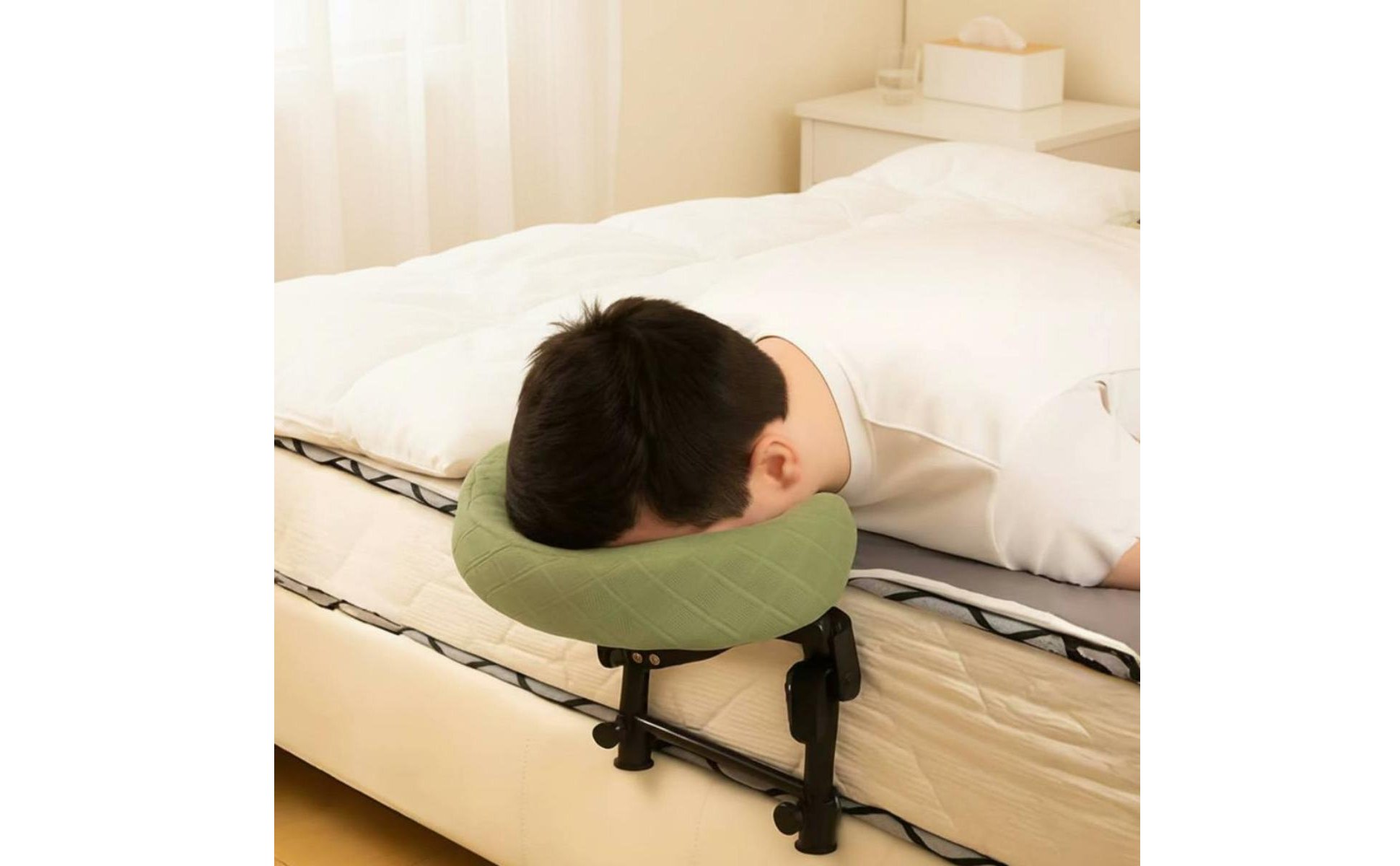 Portable Massage Face Cradle Foldable Prone Position Pillow Support for Home
