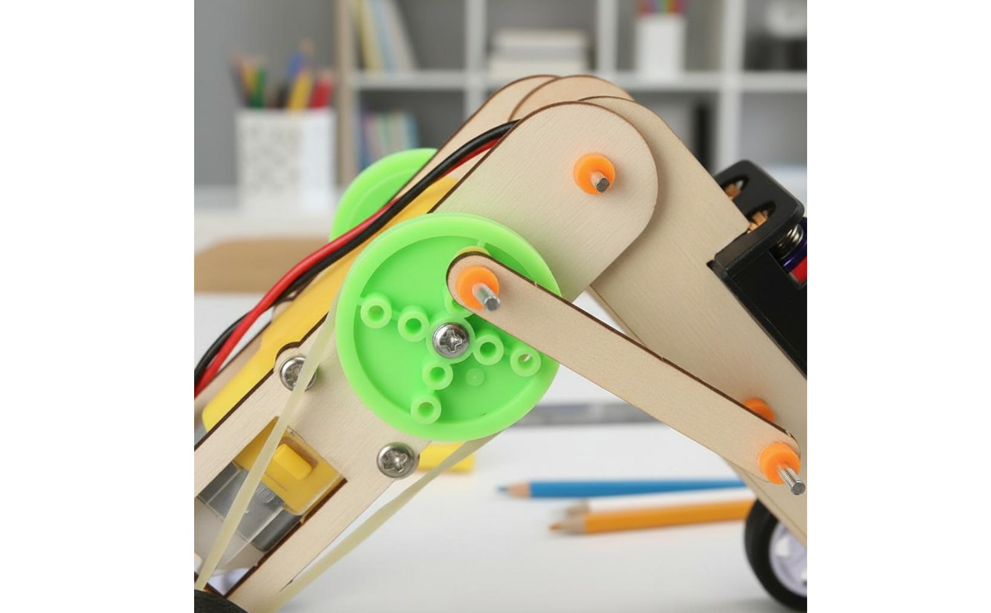 DIY Robot Kit Hands-on Assembly Crawling Robot Moving Mechanism for Classroom