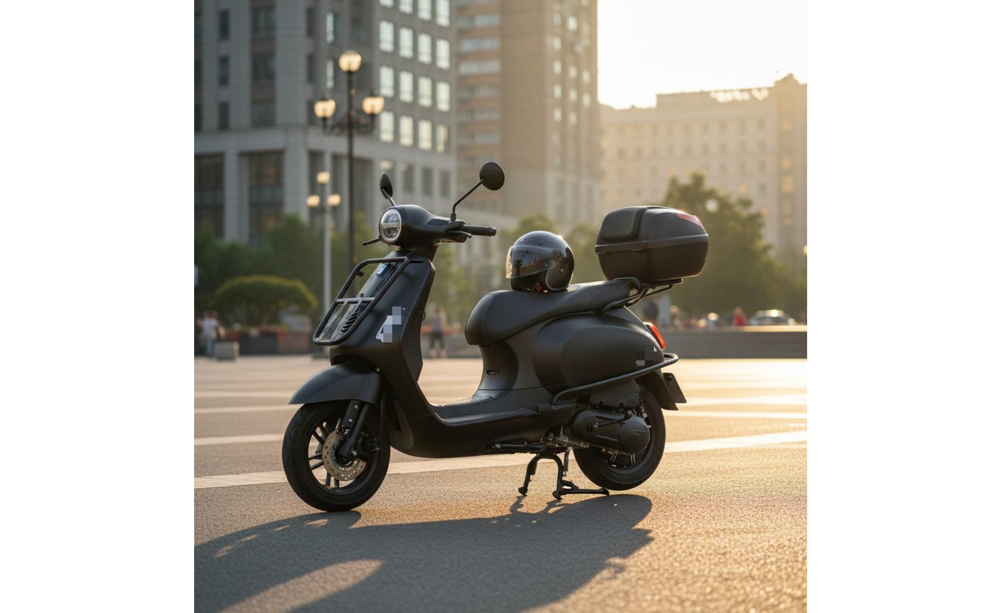 Motorcycle Rear Luggage Rack Sturdy Construction Scooter Tail Box Mount