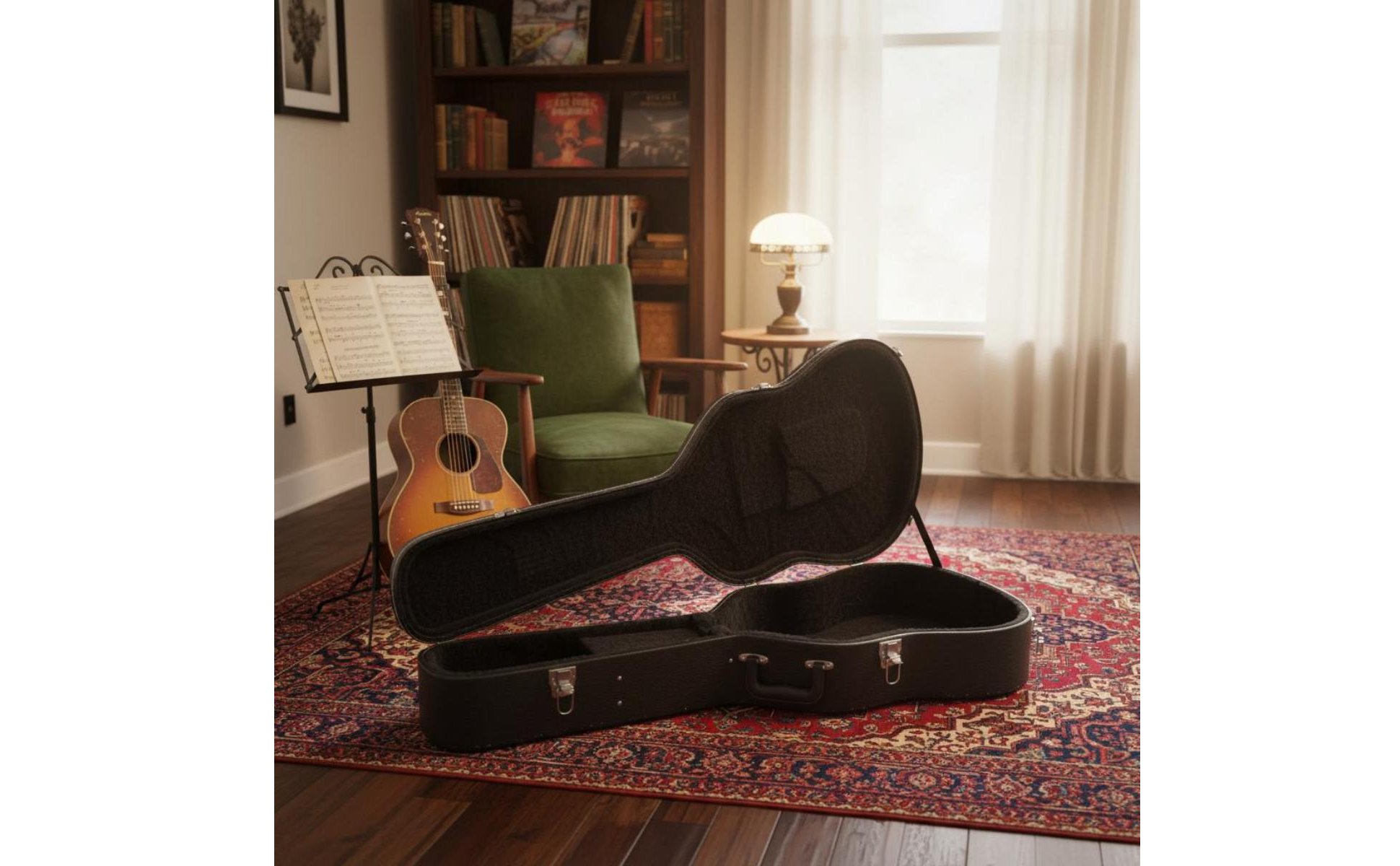 Accessorio Strumento Musicale Involucro Rigido Fodera Interna in Peluche