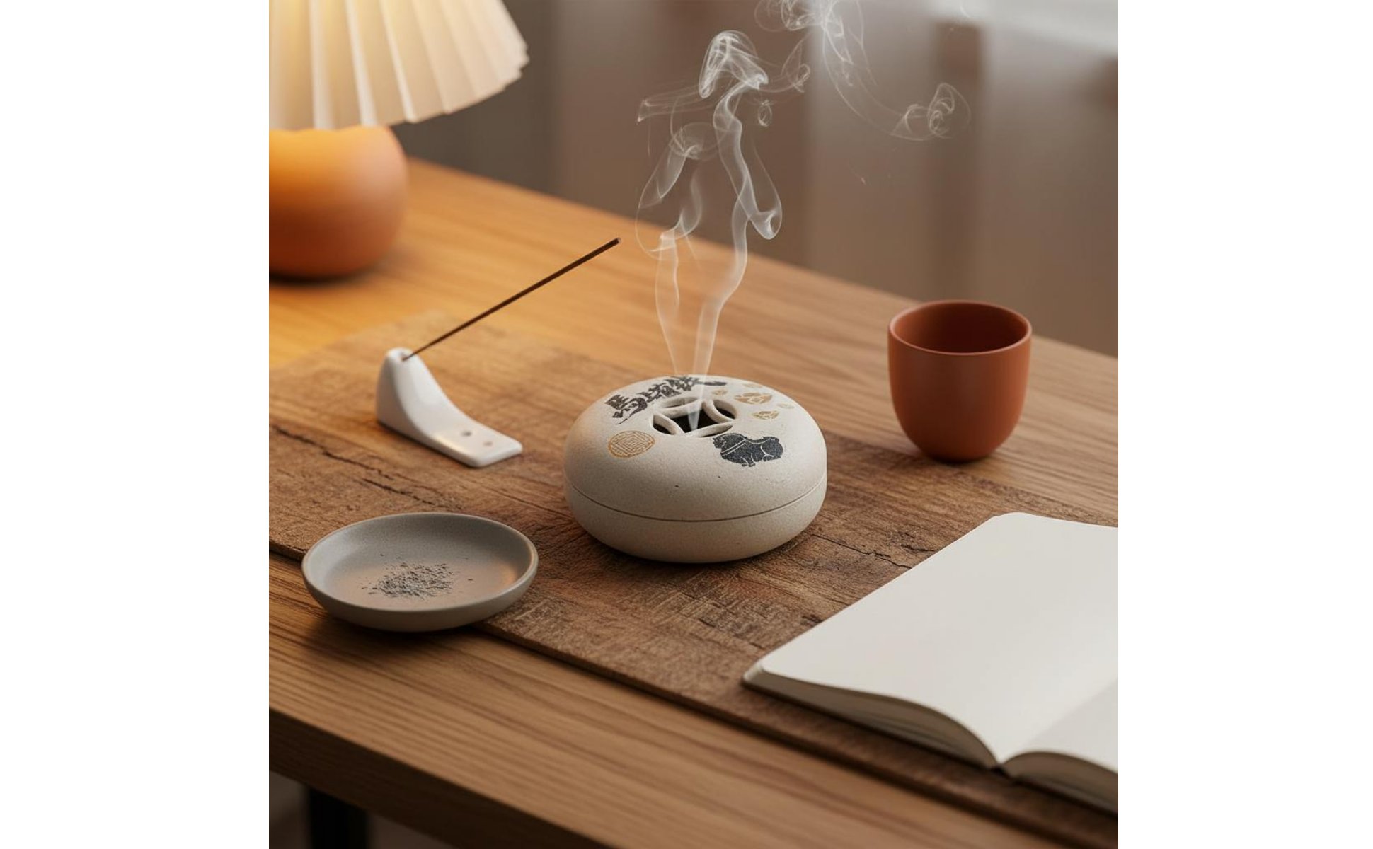 Yixing Clay Incense Holder Handmade Tea Table Incense Holder Compact Size