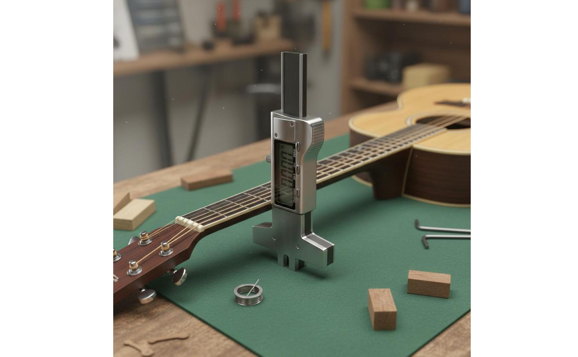 Digital String Action Gauge High Precision Digital String Height Gauge