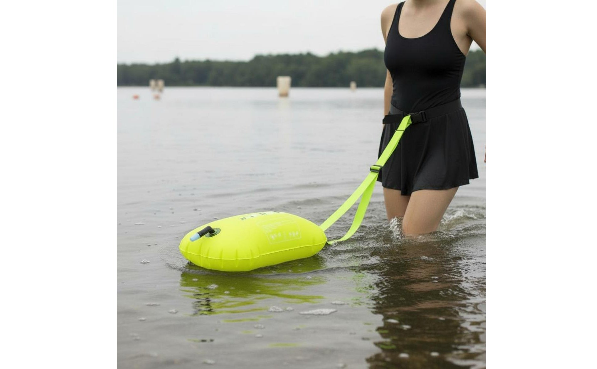 Bouée de Rangement Étanche PVC Sac de Natation Flottant Léger