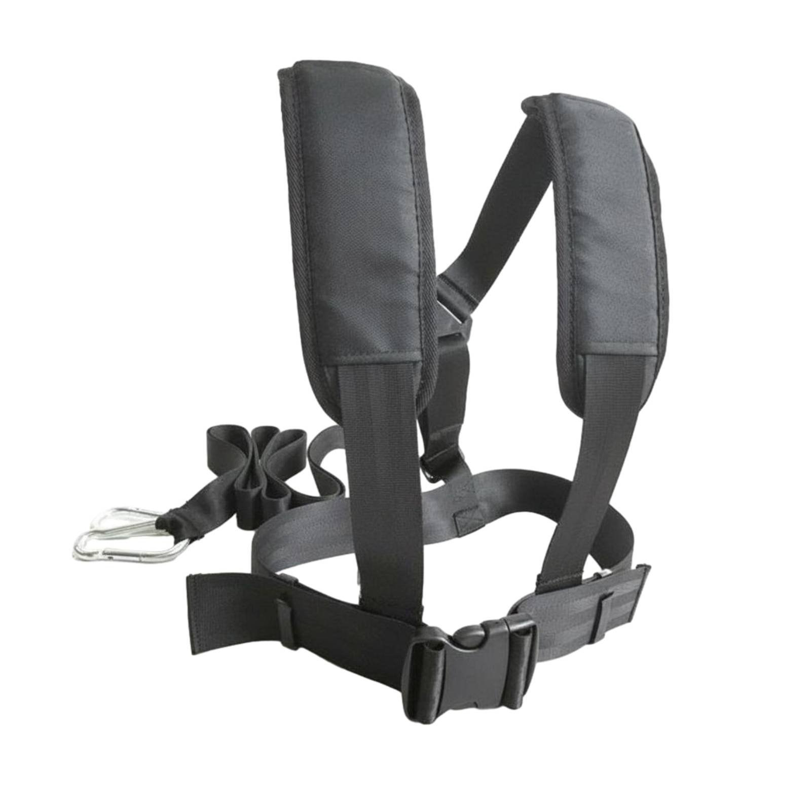 Sled Harness Padded Shoulders Sled Pulling Harness Wide Straps Speed Training Vest for Gym