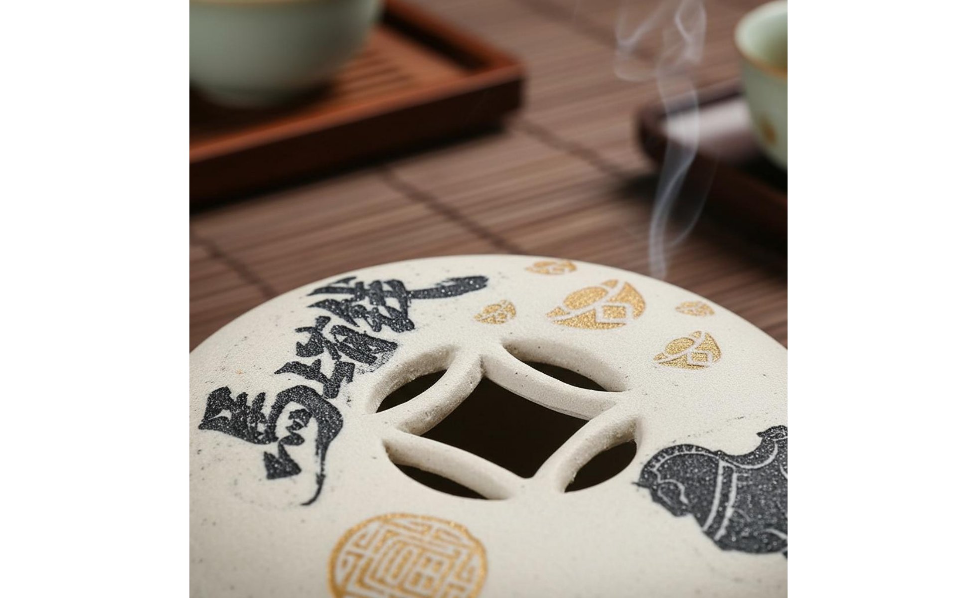 Yixing Clay Incense Holder Handmade Tea Table Incense Holder Compact Size