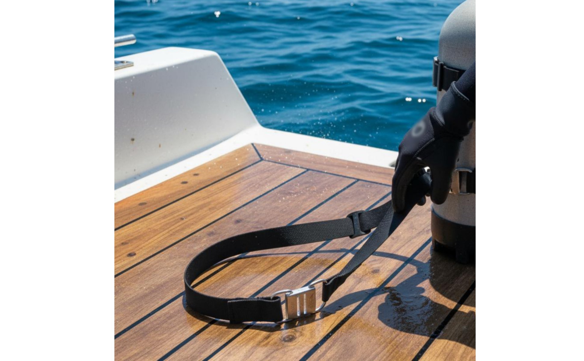 Diving Cylinder Strap Stainless Steel Components Diving Cylinder Band