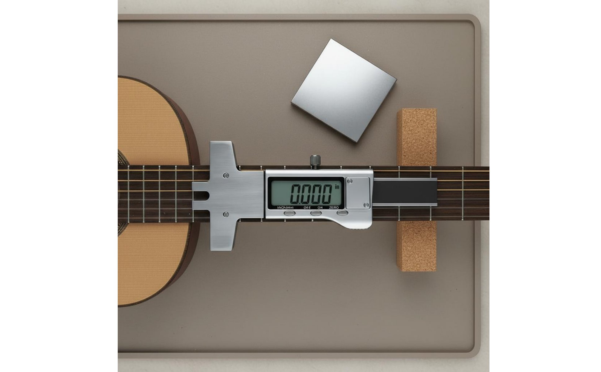 Digital String Action Gauge High Precision Digital String Height Gauge