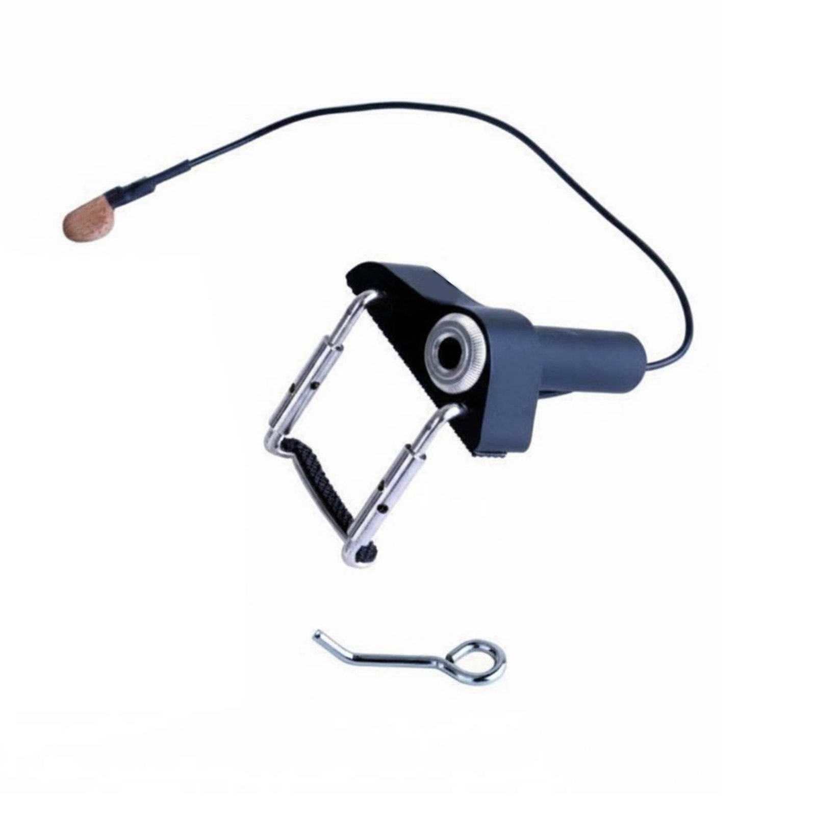 Violin Pickup Compact & Portable Piezoelectric Violin Pickup Volume Control Instrument Transducer for Violinists, Studio Music Production