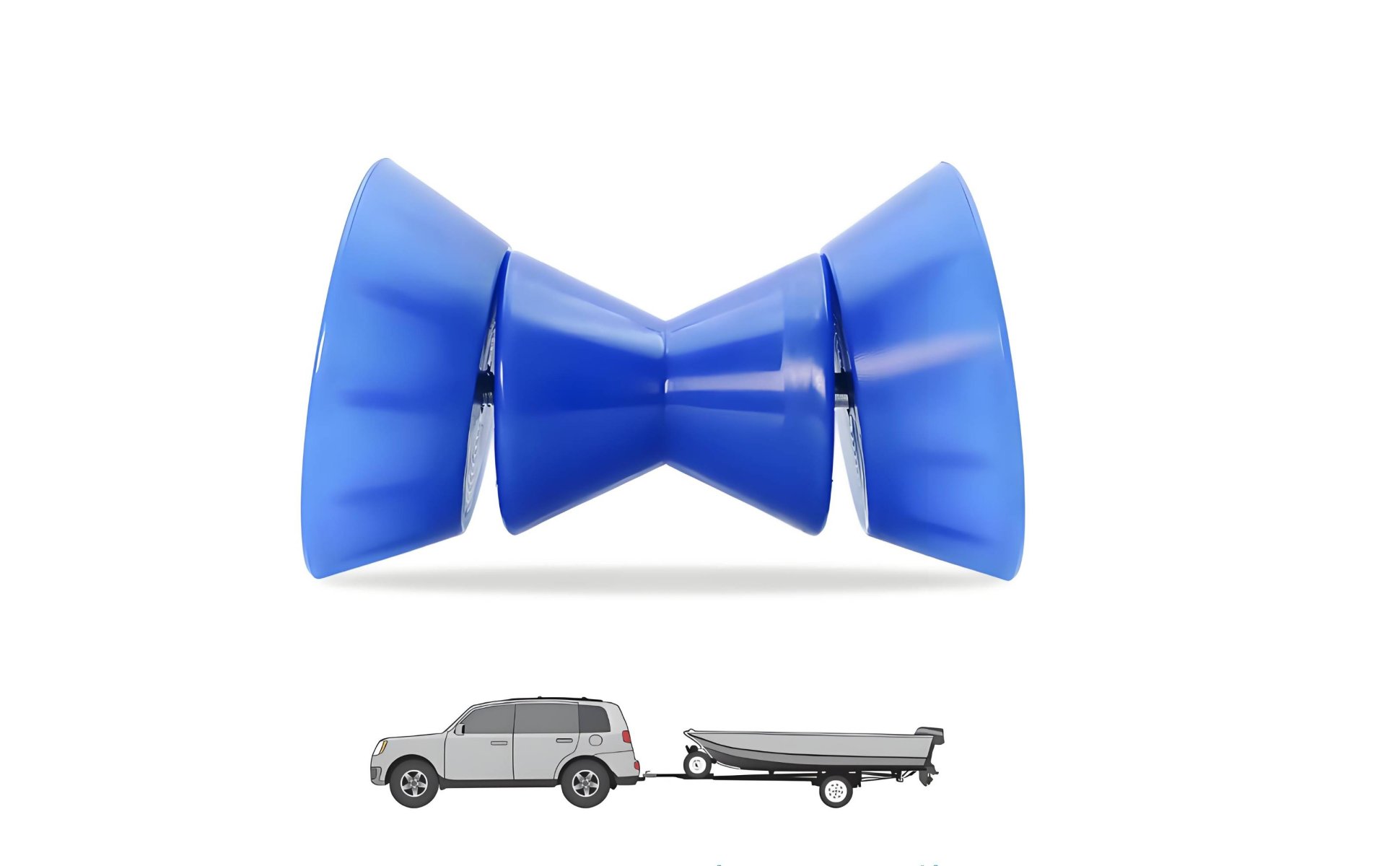 V Shape Boat Haulage Roller PU Material Boat Haulage Bow Stop Roller
