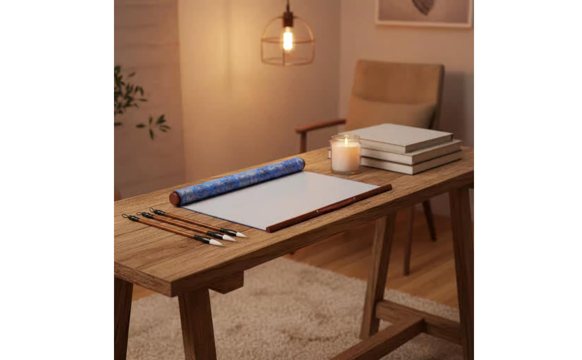Water Calligraphy Scroll No Ink Calligraphy Set Includes Brushes for Beginners