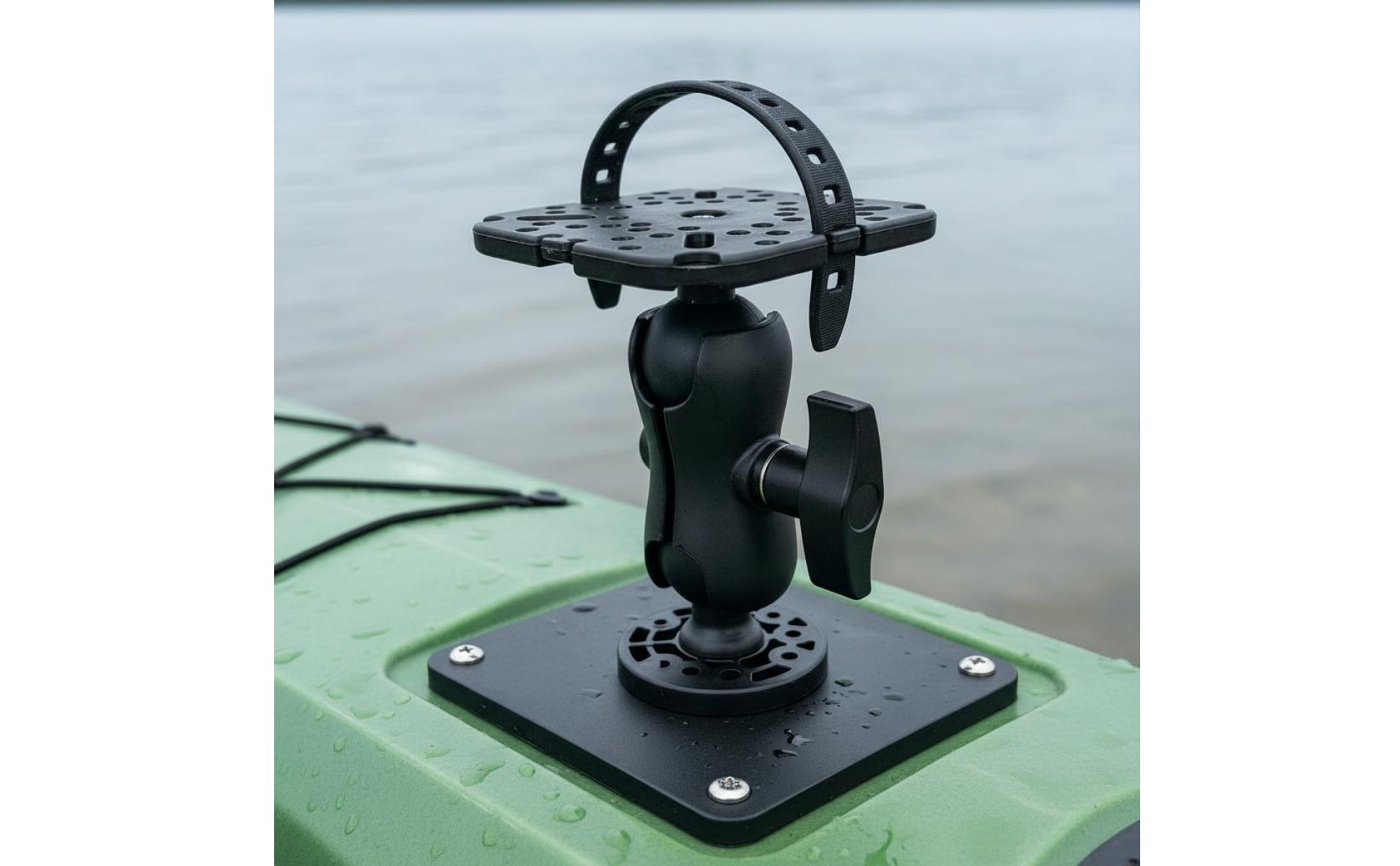360° Angler Detector Mount Nylon and Silicone 360 Swivel Angler Detector Holder