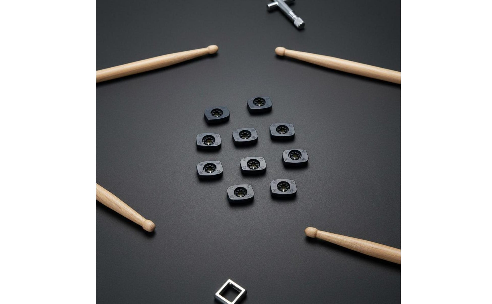 10 Pieces Drum Tension Tension Rod Fastener Prevents Loosening Drum Tuning