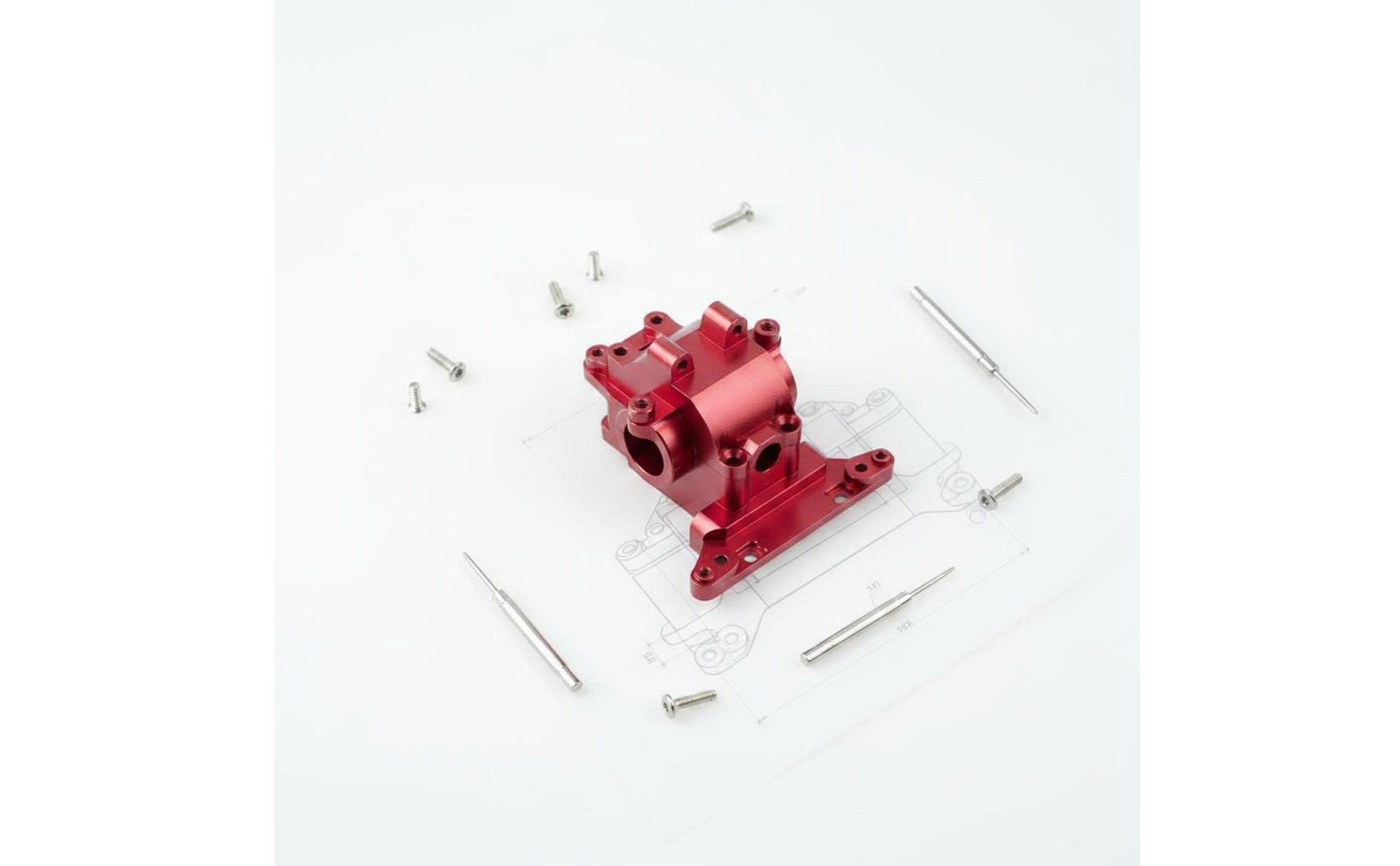 Upgrade Gearbox Set Front and Rear Universal Metal Gearbox High Strength