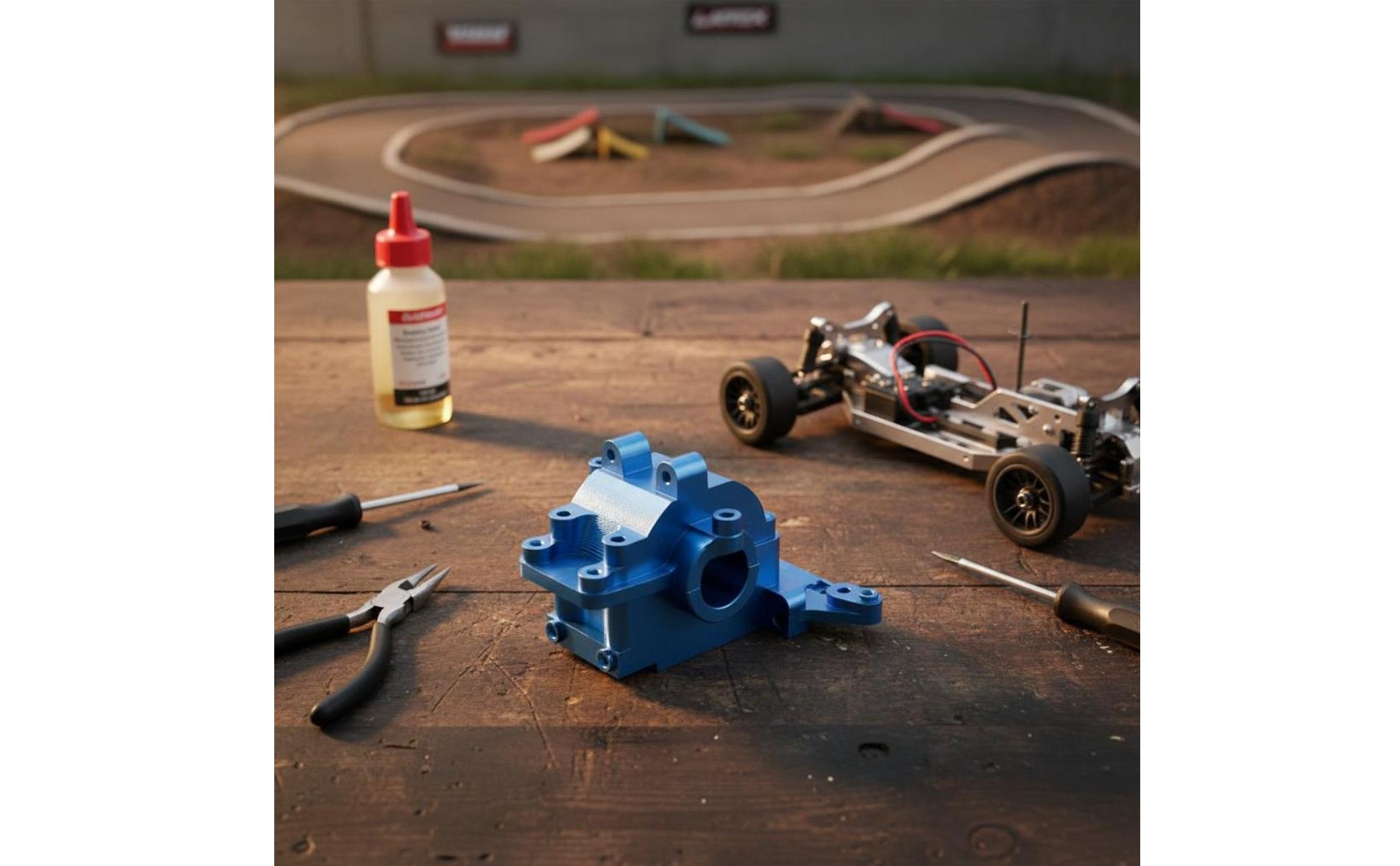 Upgrade Gearbox Set Front and Rear Universal Metal Gearbox High Strength