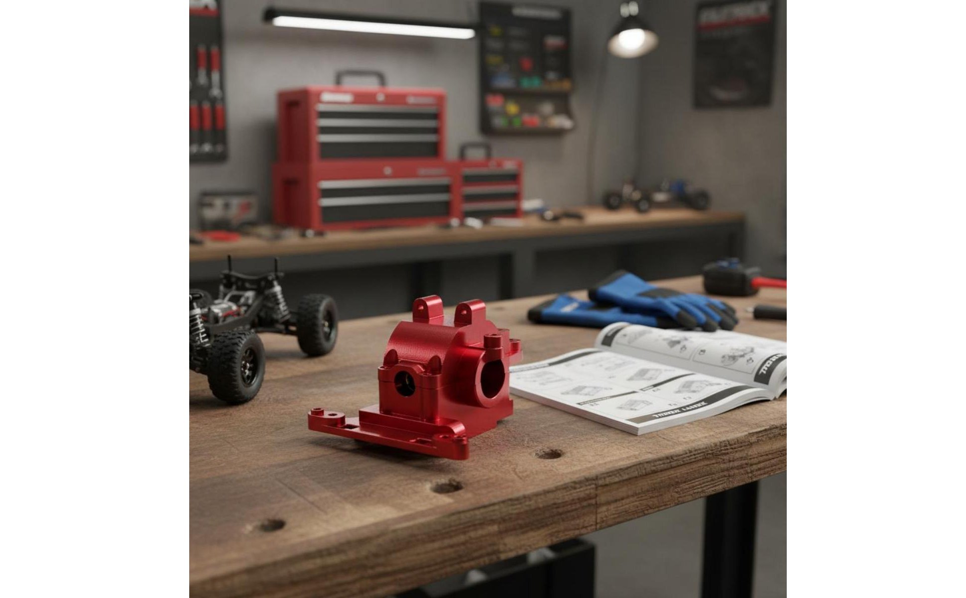 Upgrade Gearbox Set Front and Rear Universal Metal Gearbox High Strength