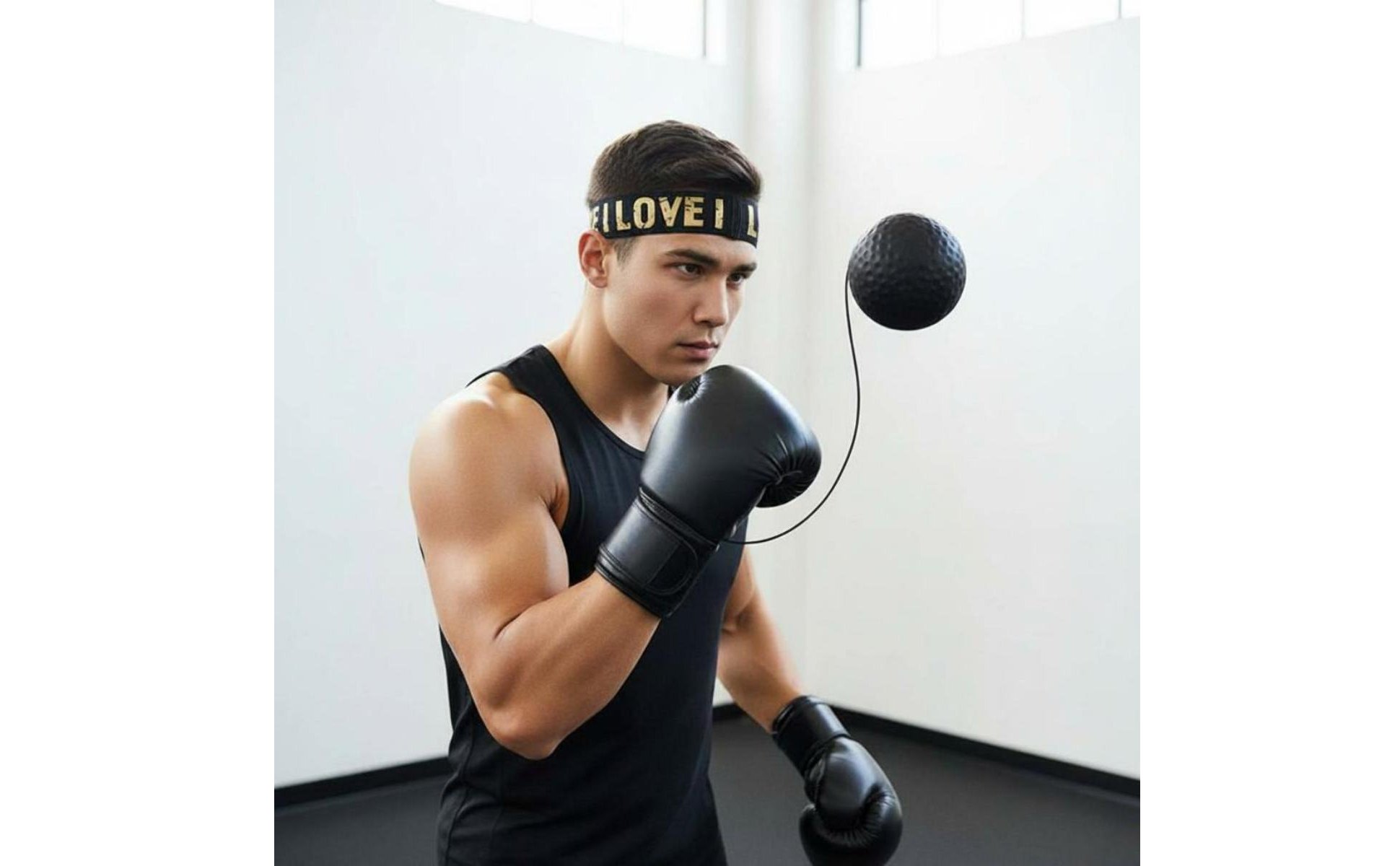 Boxing Reaction Ball Stress Relief Headband Bounce-Back Ball Hand-Eye