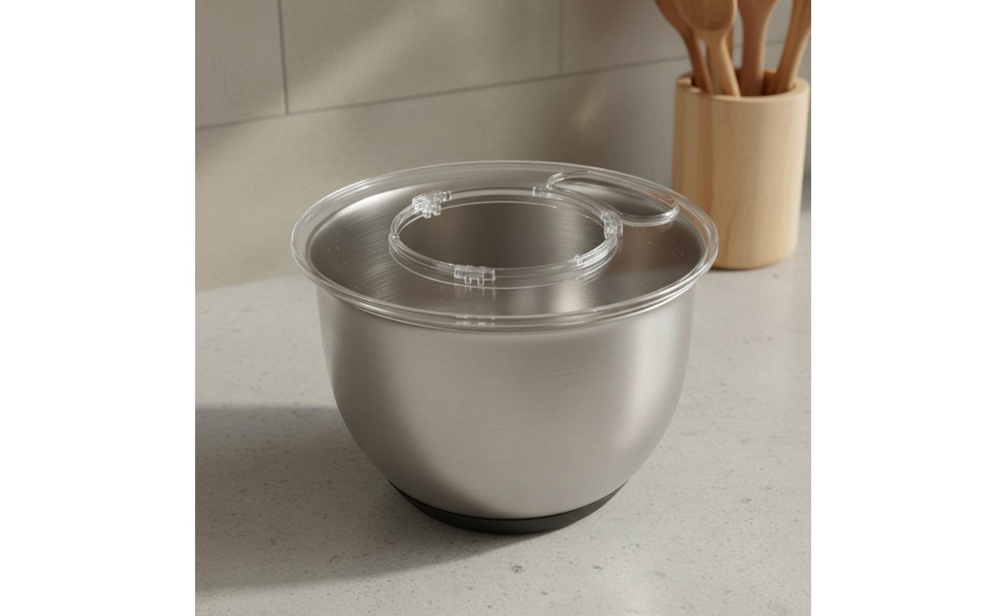 Küchenmaschine Knethaken multifunktional Edelstahl Rührschüssel für Backen