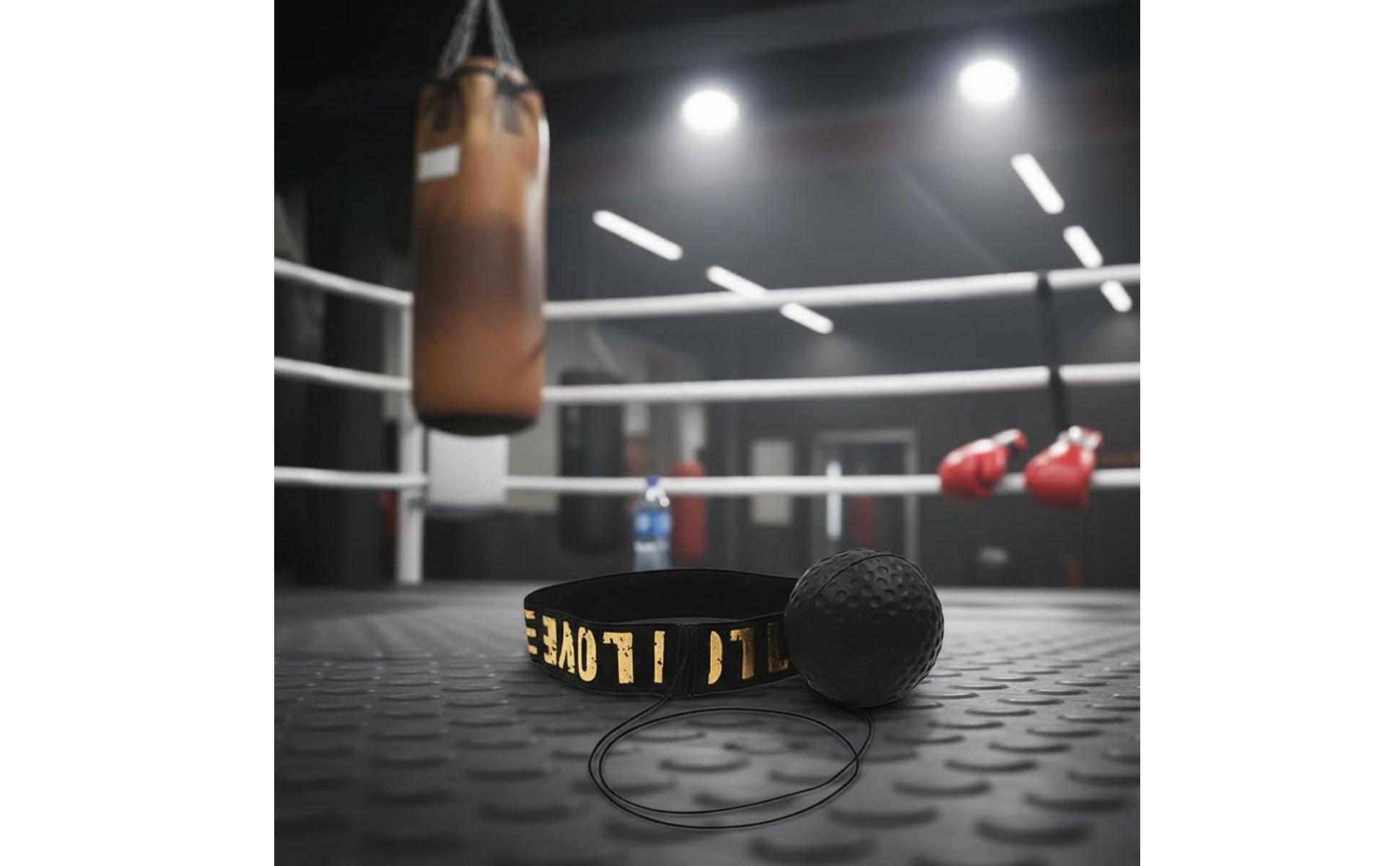 Boxing Reaction Ball Stress Relief Headband Bounce-Back Ball Hand-Eye