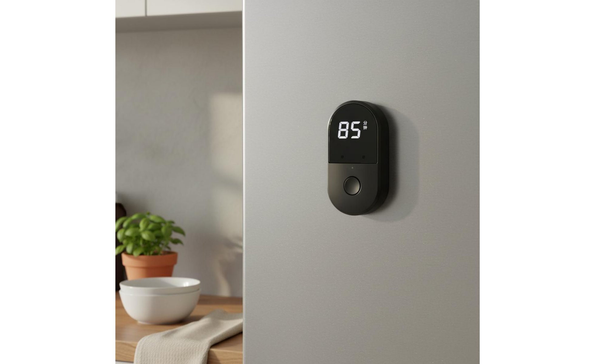 Voice Control Timer Mini Size Rechargeable Countdown Timer Loud Alarm for Study