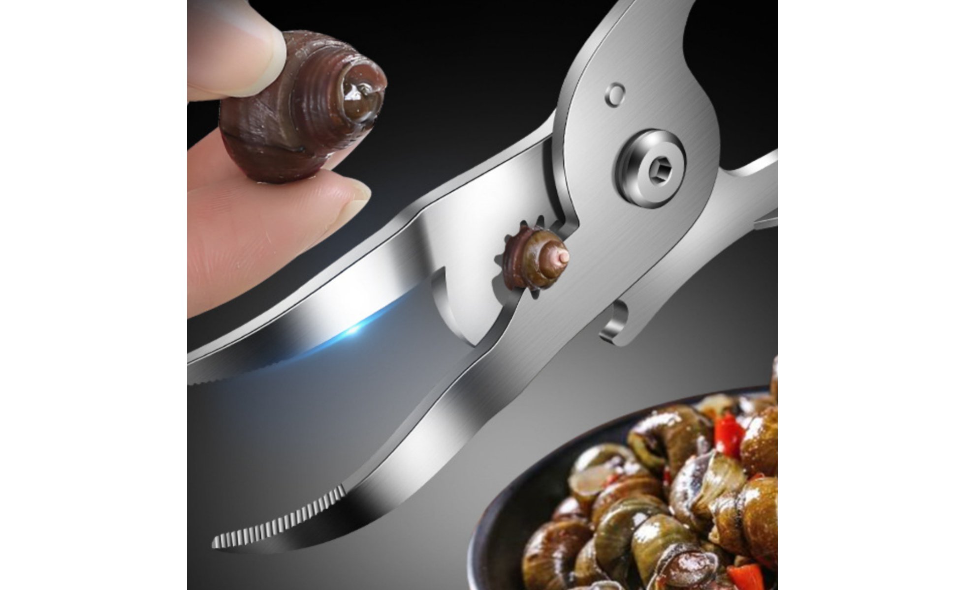 Chicken Feet Deboner 304 Stainless Steel Fowl Deboning Tool Serrated Grippers