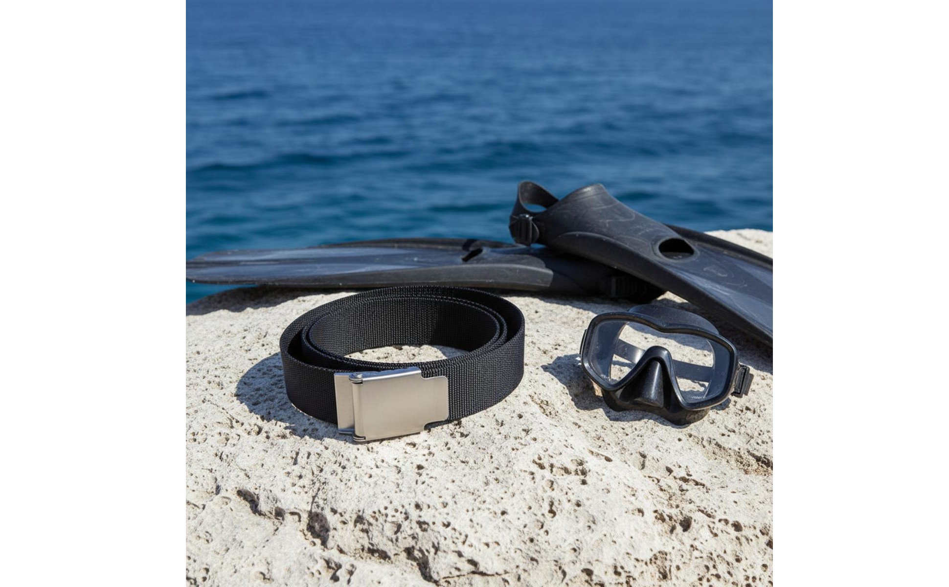 Freediving Weight Belt 304 Stainless Steel Buckle Nylon Diving Weight Belt