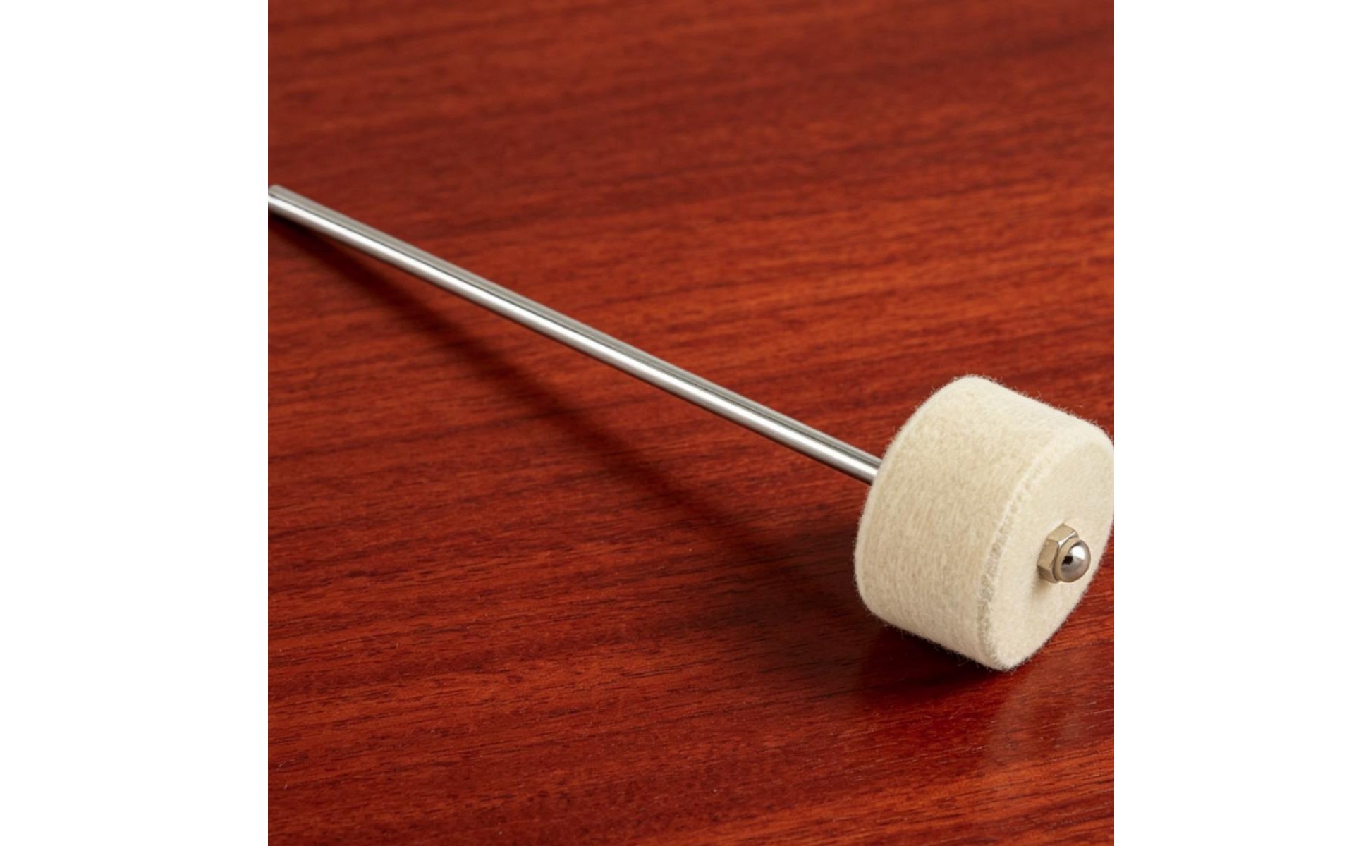 Double Sided Bass Drum Beater Stainless Textile Drum Beater for Drummers