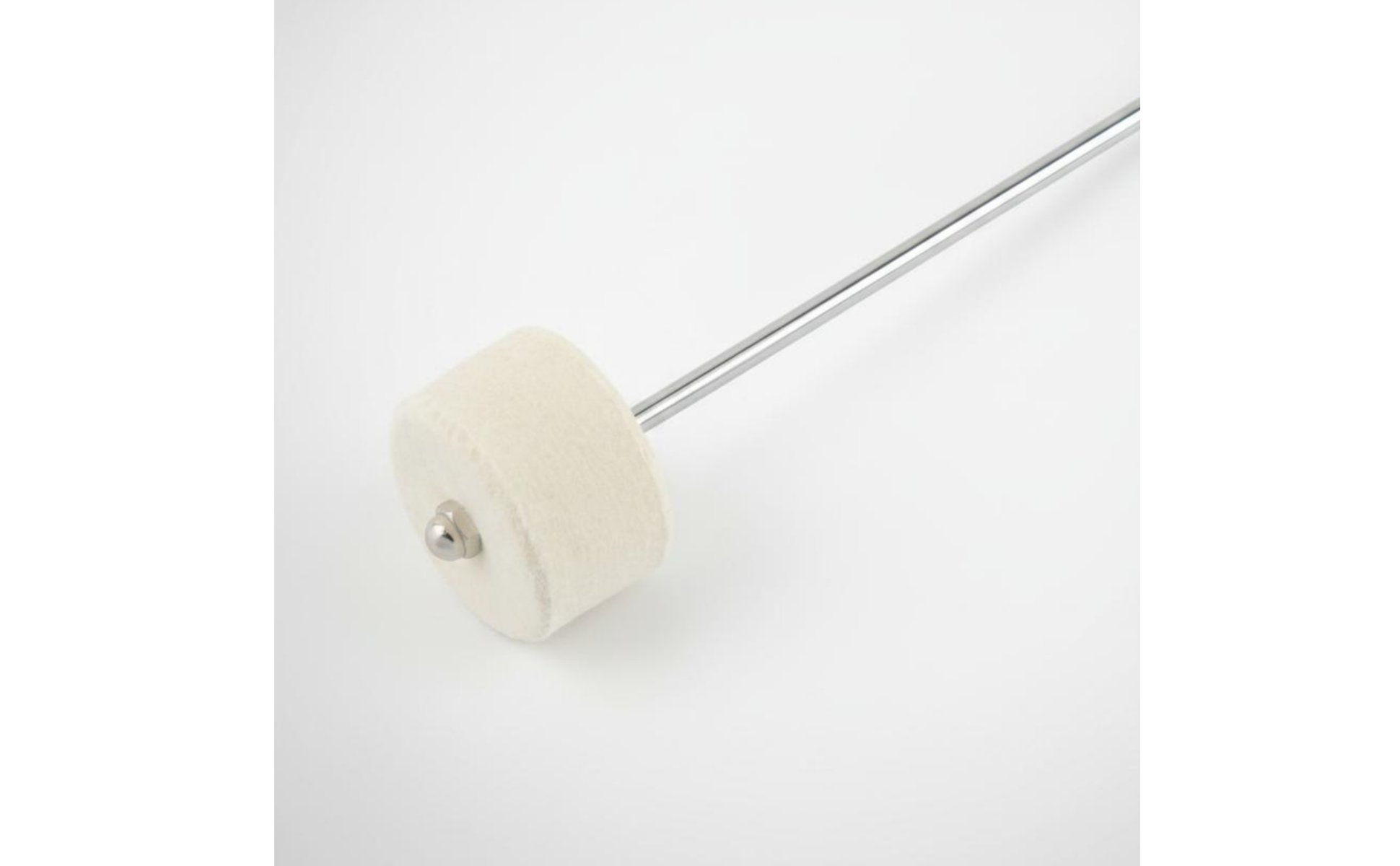 Double Sided Bass Drum Beater Stainless Textile Drum Beater for Drummers