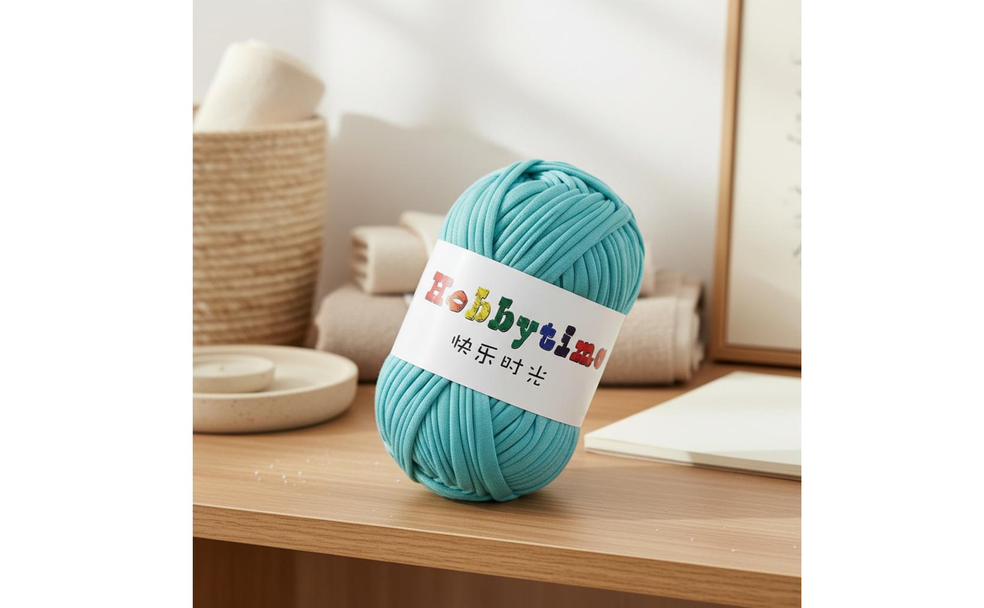 Textile Strip Yarn DIY T-Shirt Yarn Soft for Crafters