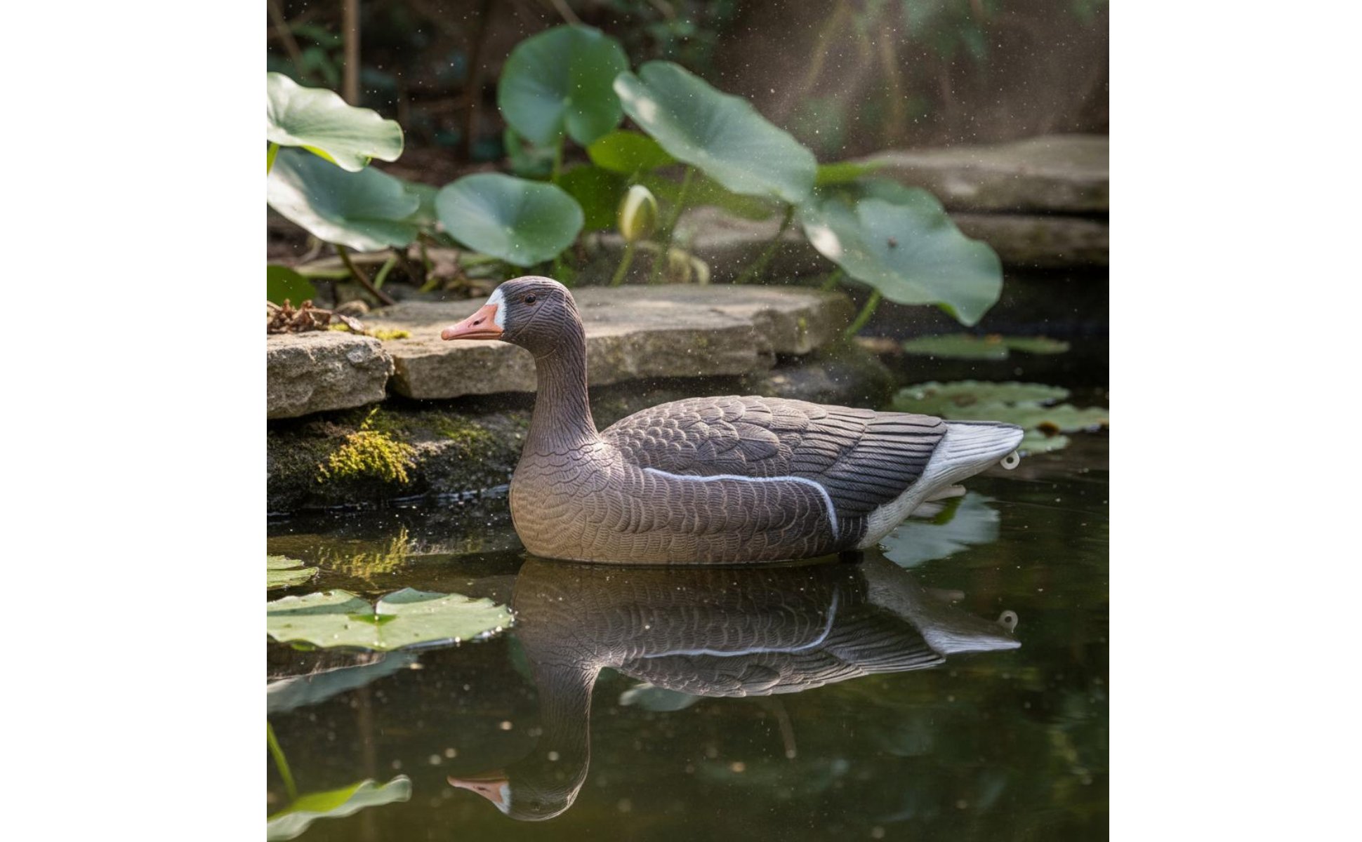 6 Stück Faltbarer EVA-Gänselockvogel Faltbar Schwimmender Gänselockvogel