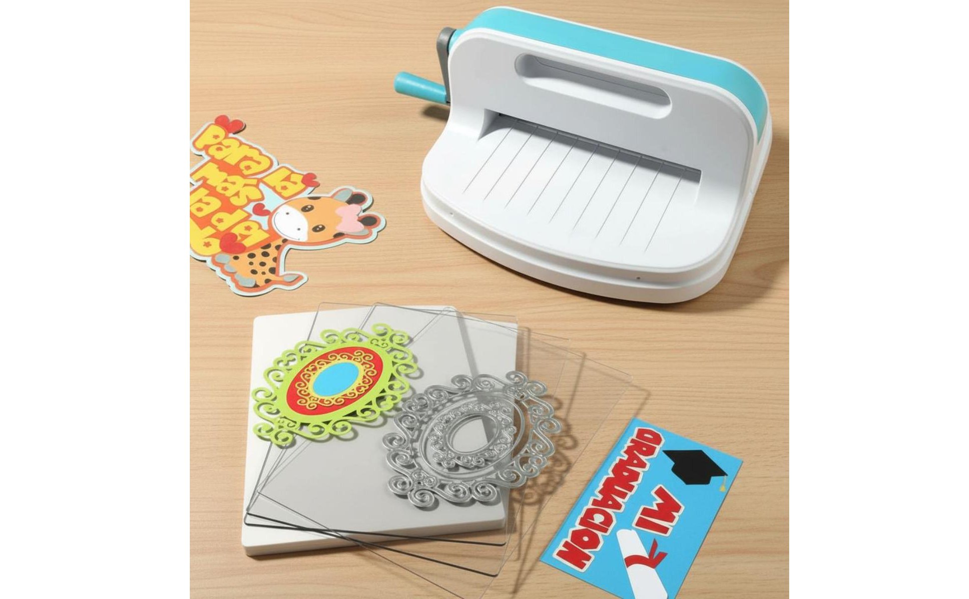 2-in-1 Die Embossing Machine Easy to Use for Art Class, Scrapbook Makers