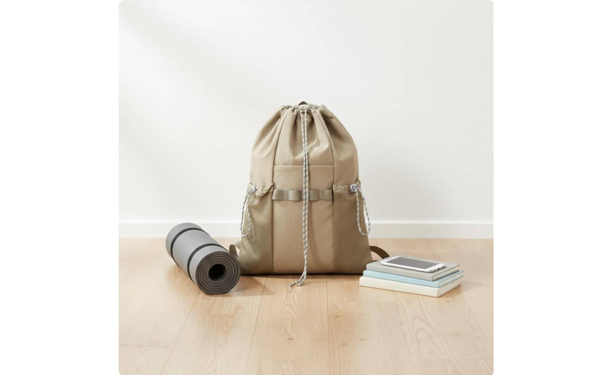Drawstring Backpack Featherweight Badminton Racket Bag Versatile-Use Design