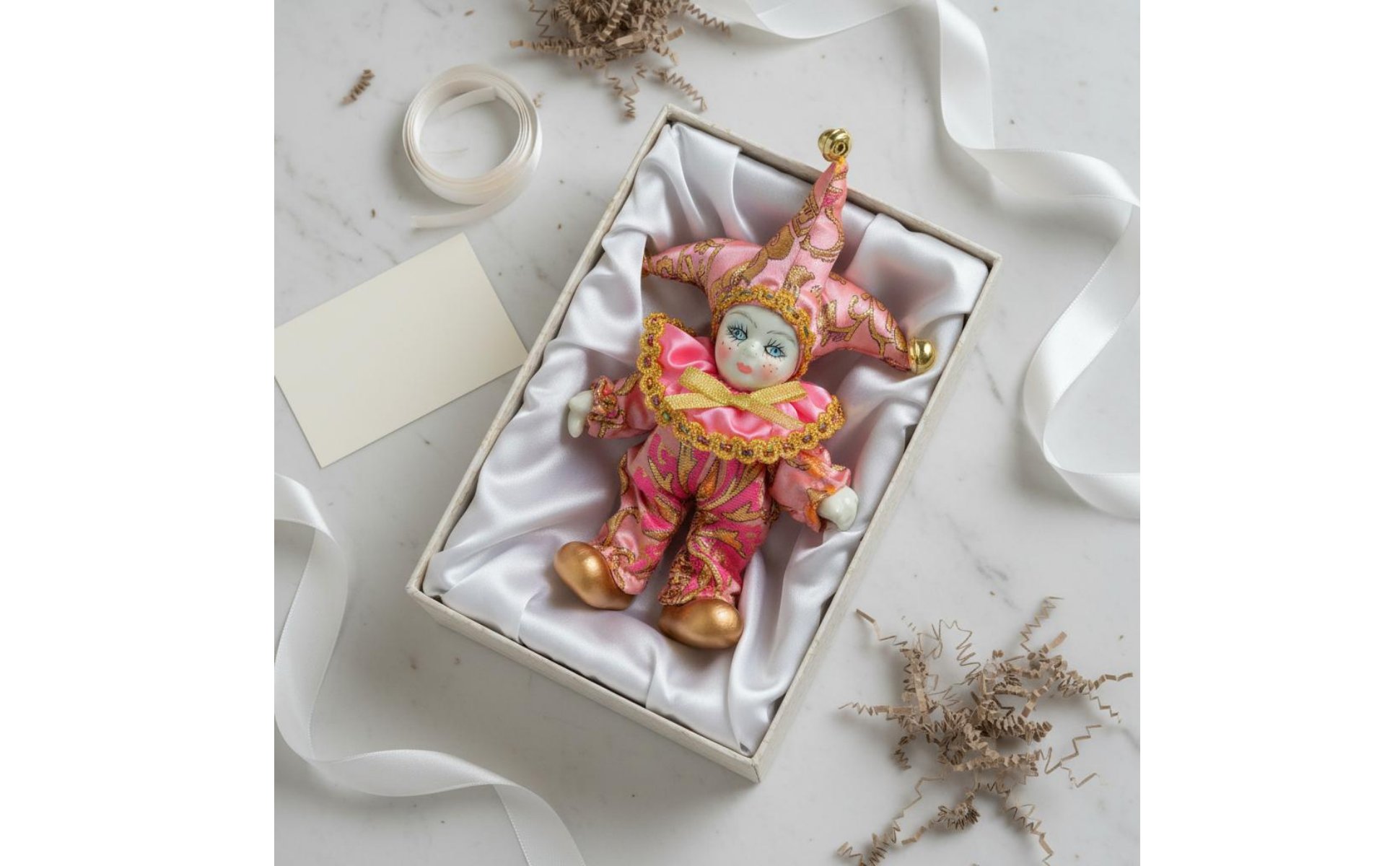 Jester Puppe Geschenkidee Narrenfigur Glücksbringer