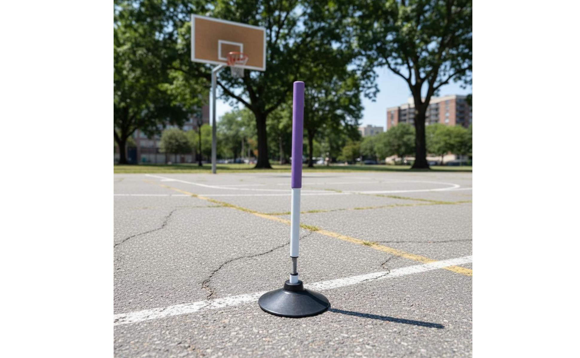 4 Pieces Flexible Training Stick Flex Loaded Roundball Dribble Pole for Children