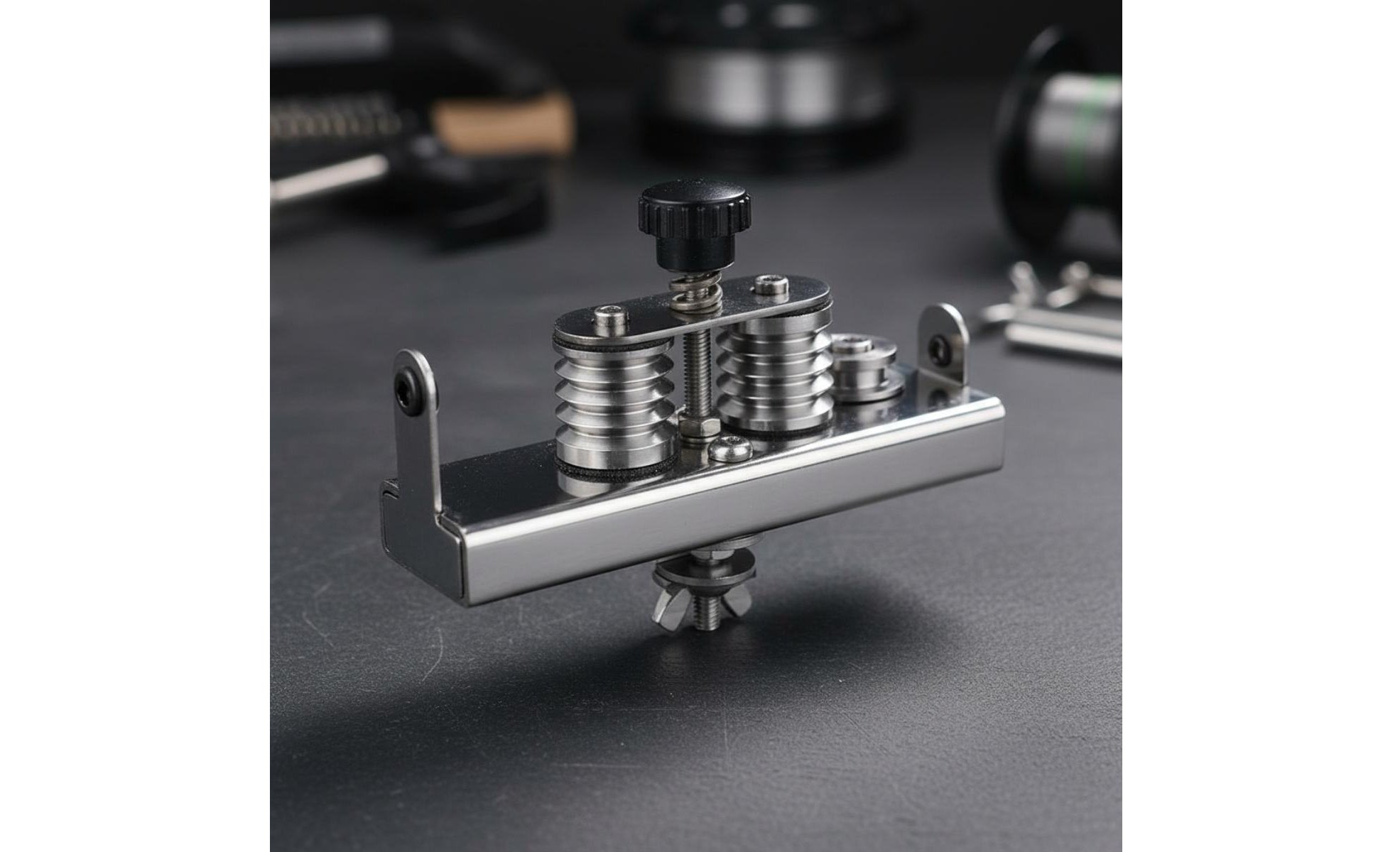 PE Line Tension Regulator Stainless Steel Reel Line Winder Adjustable