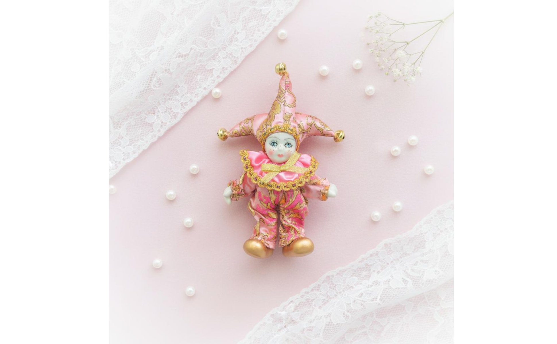 Jester Puppe Geschenkidee Narrenfigur Glücksbringer