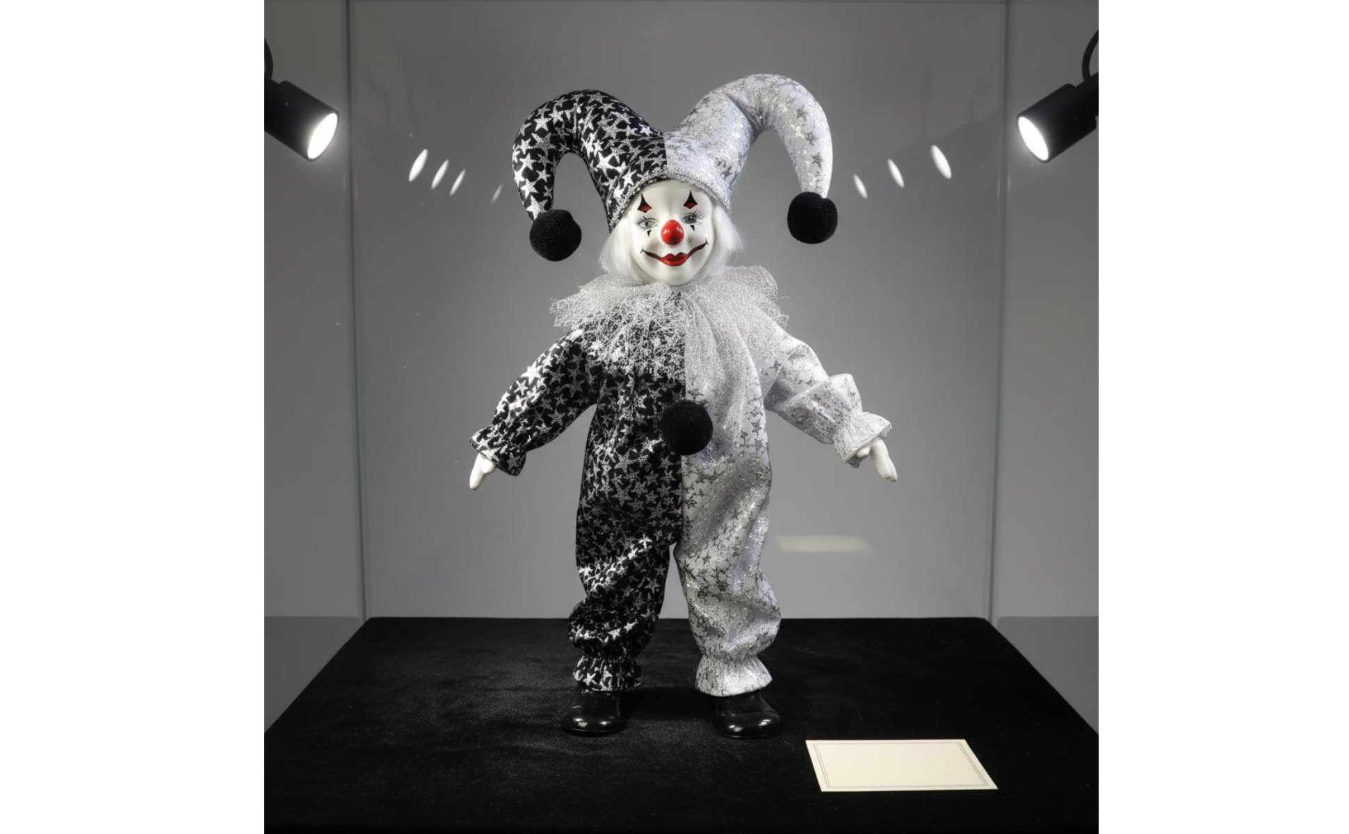 Porzellan Clownpuppe Tonware Clownpuppe Handgemacht für Geschenk, Sammlung