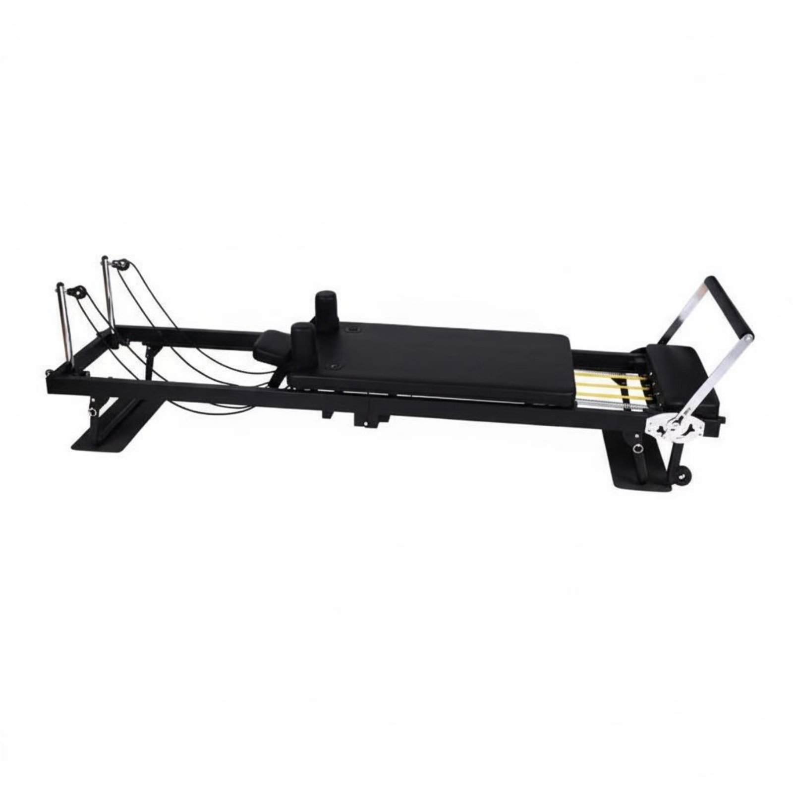Foldable Pilates Reformer Space Saving Pilates Reformer Full Body Workout Core