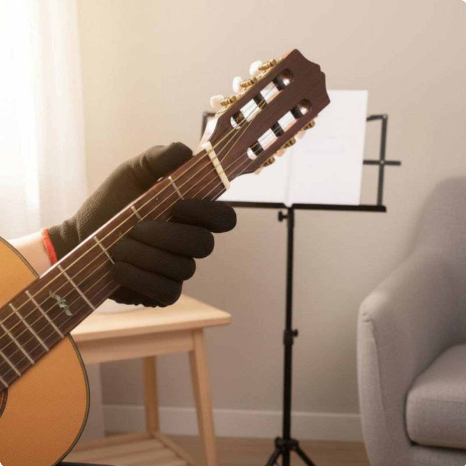 Ukulelenhandschuh schmerzlindernd rutschfester übungshandschuh gegen hornhaut