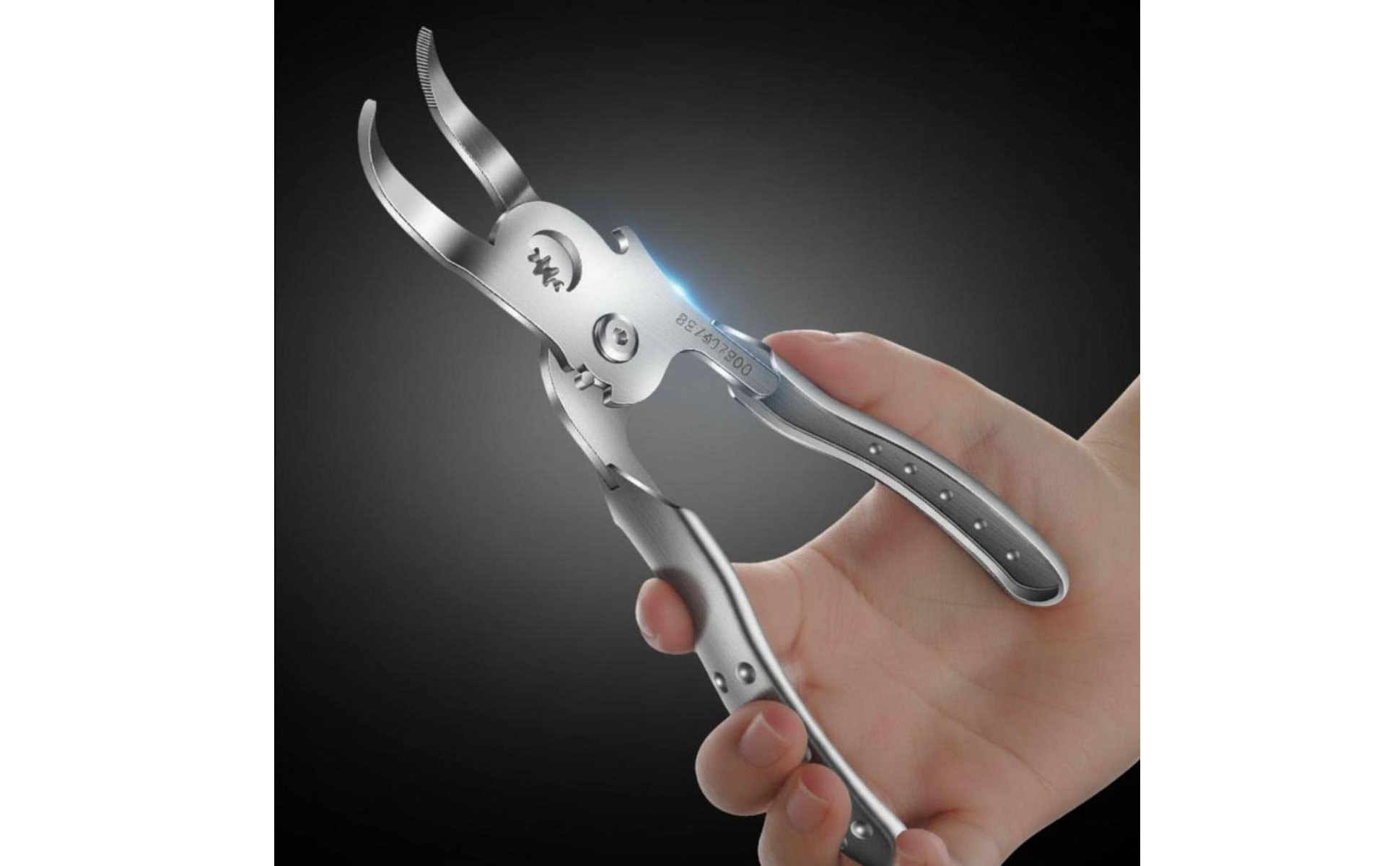 Chicken Feet Deboner 304 Stainless Steel Fowl Deboning Tool Serrated Grippers