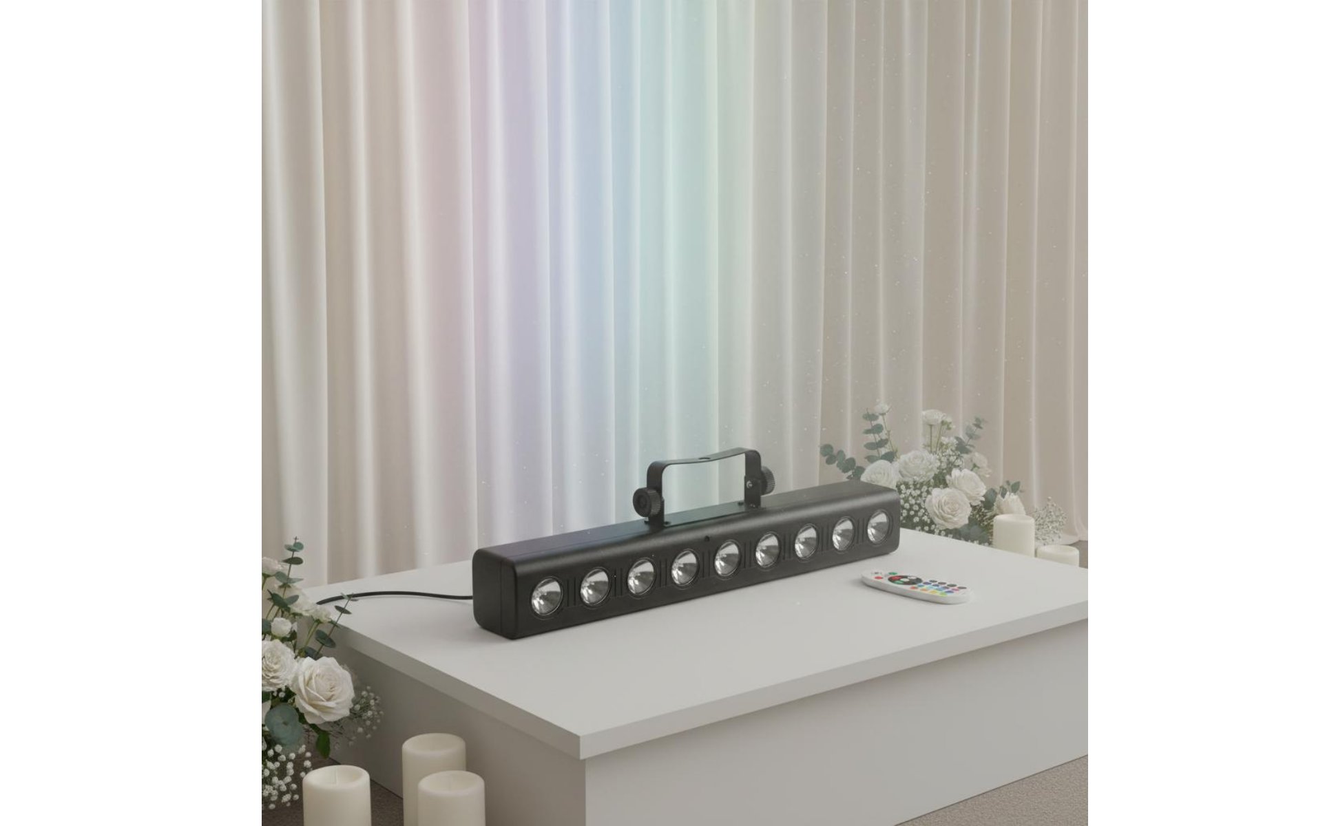 RGBW Stage Light DMX512 9 LED Wall Light Party Use for Wedding, DJs
