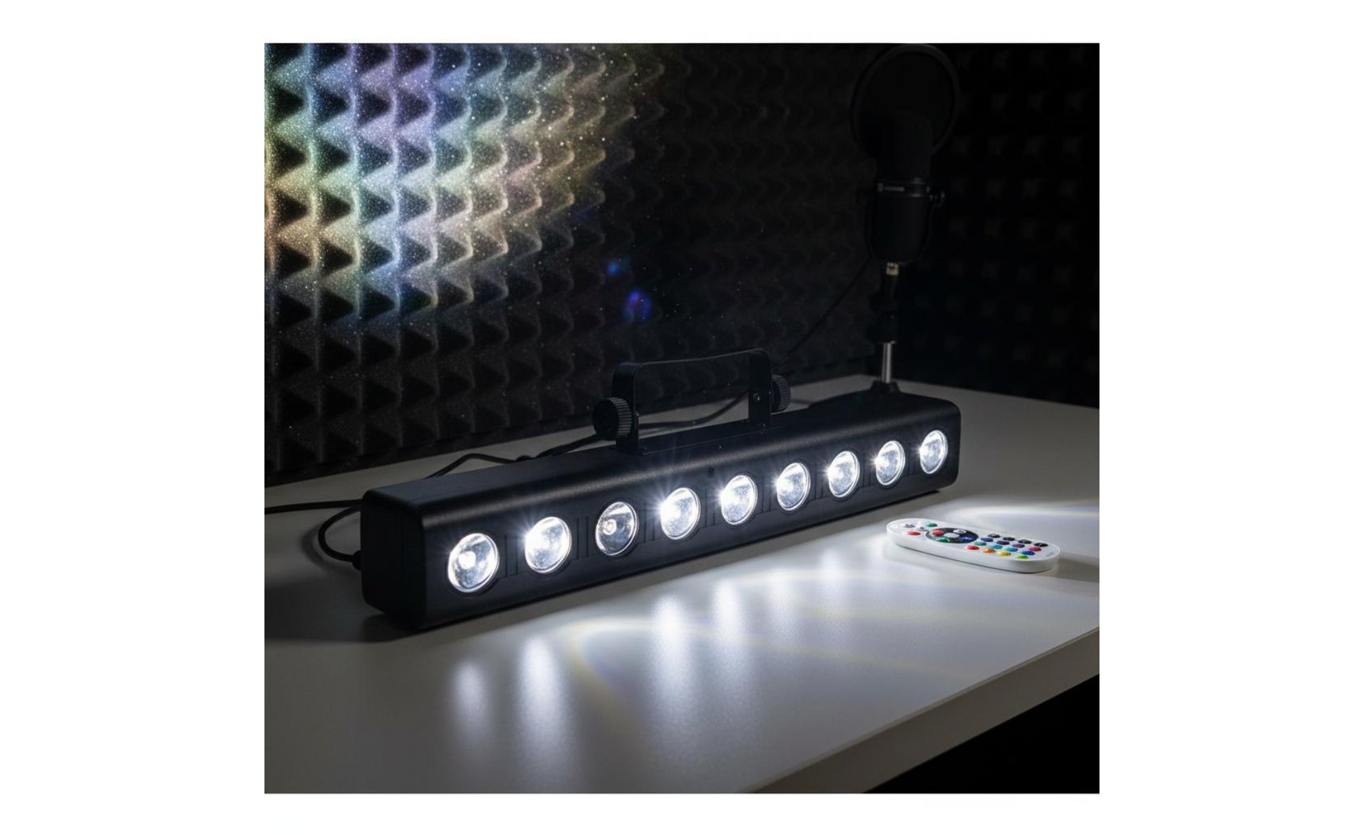 RGBW Stage Light DMX512 9 LED Wall Light Party Use for Wedding, DJs
